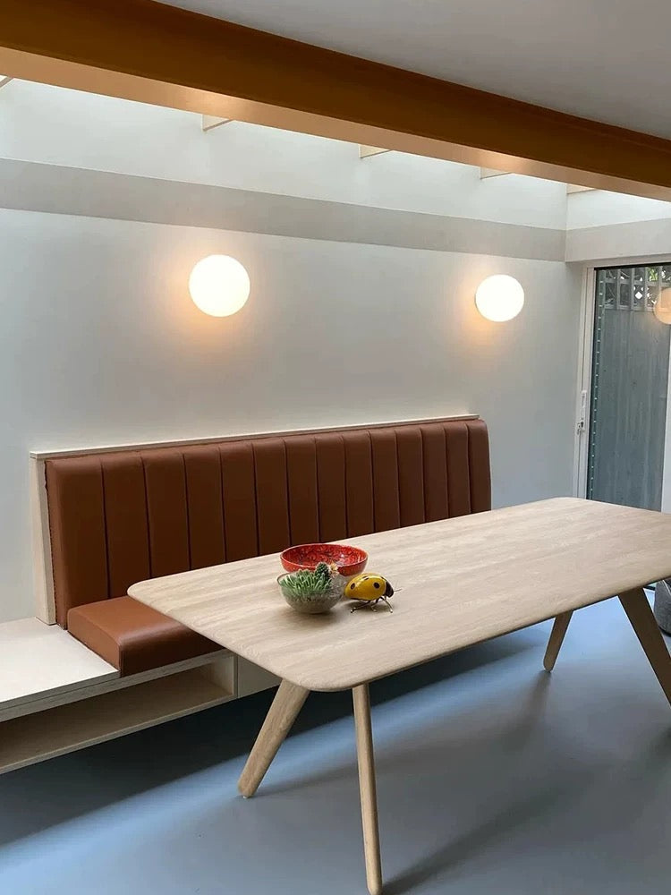 Applique da parete LED moderna con globo in vetro satinato 1 luce