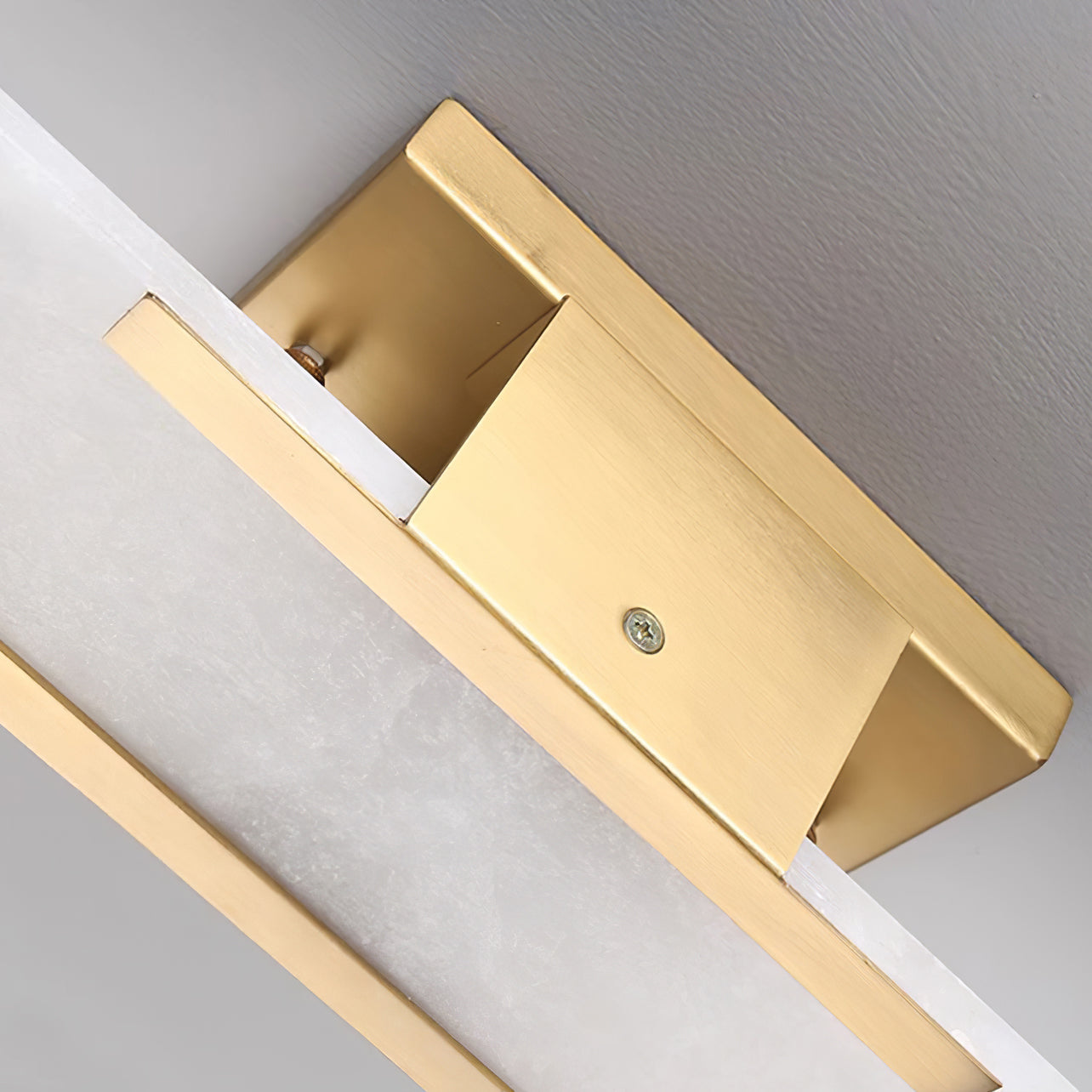 Modern Alabaster Elongated Marble LED Wall Sconce 2-Light
