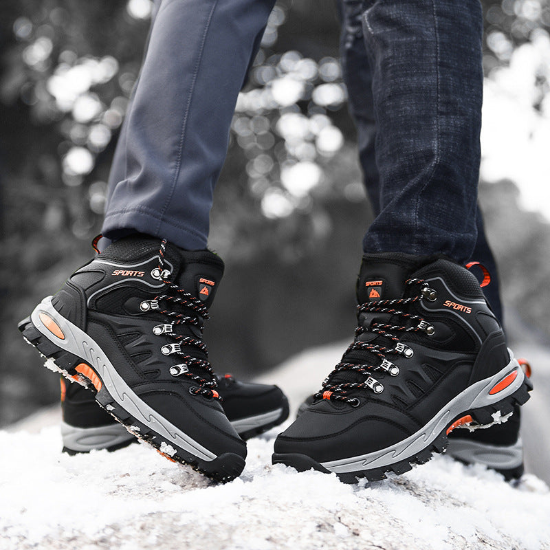Men’s Mid Height Waterproof Work Boots – Durable Safety Footwear