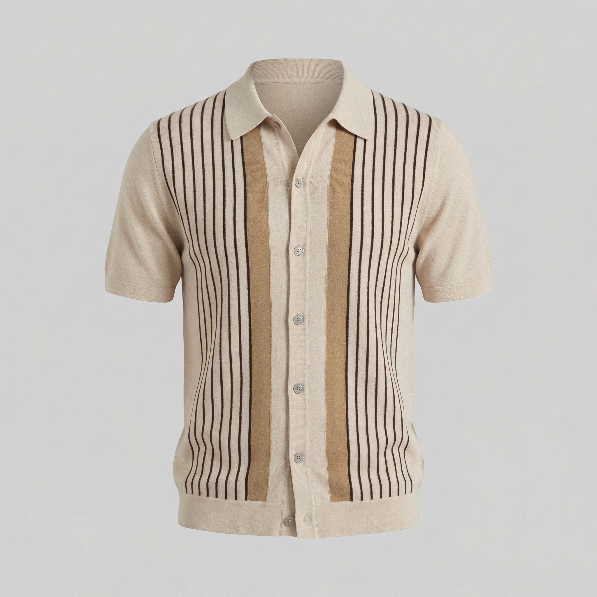 Herre Strand Sommer Skjorte