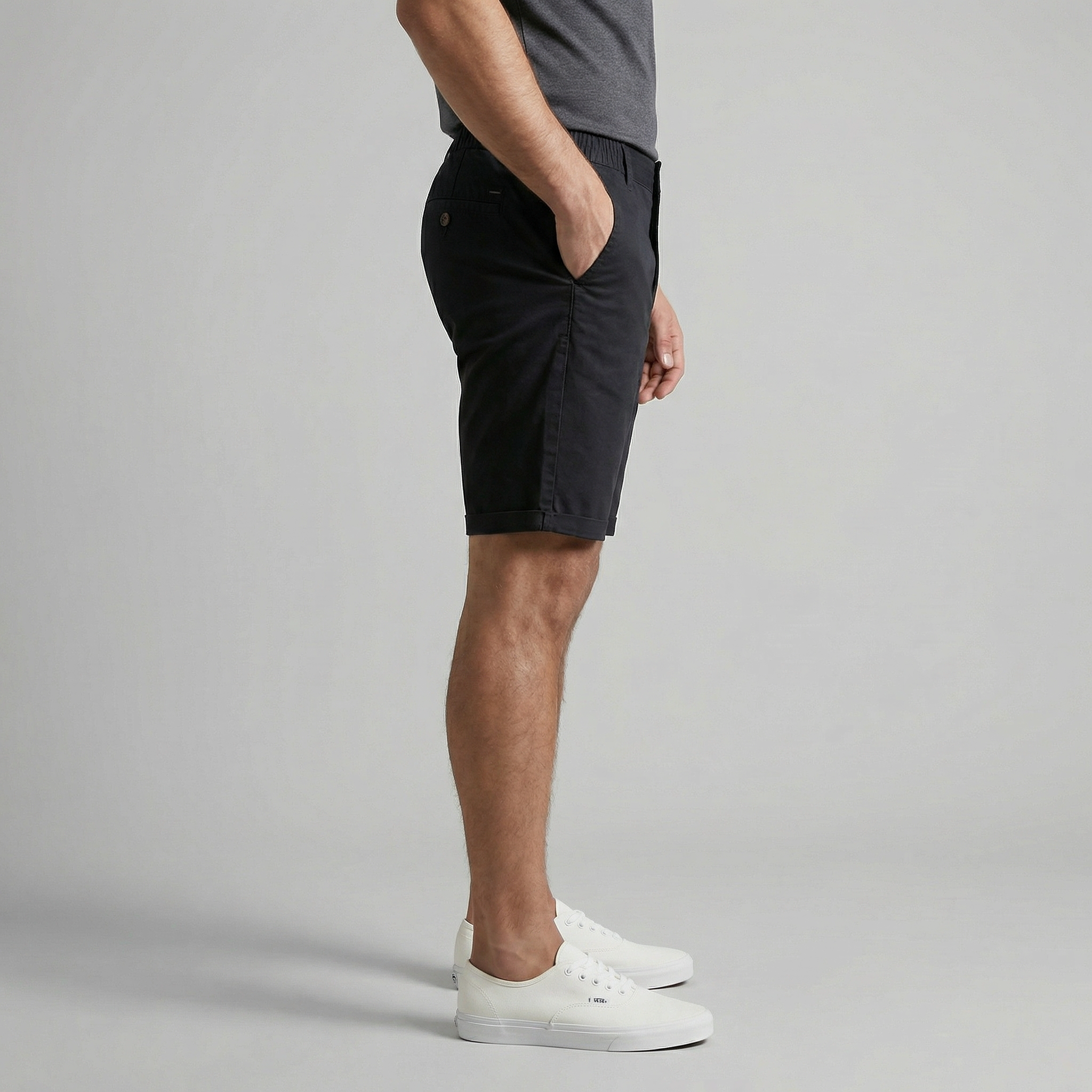 Shorts clásicos tipo chino para hombre