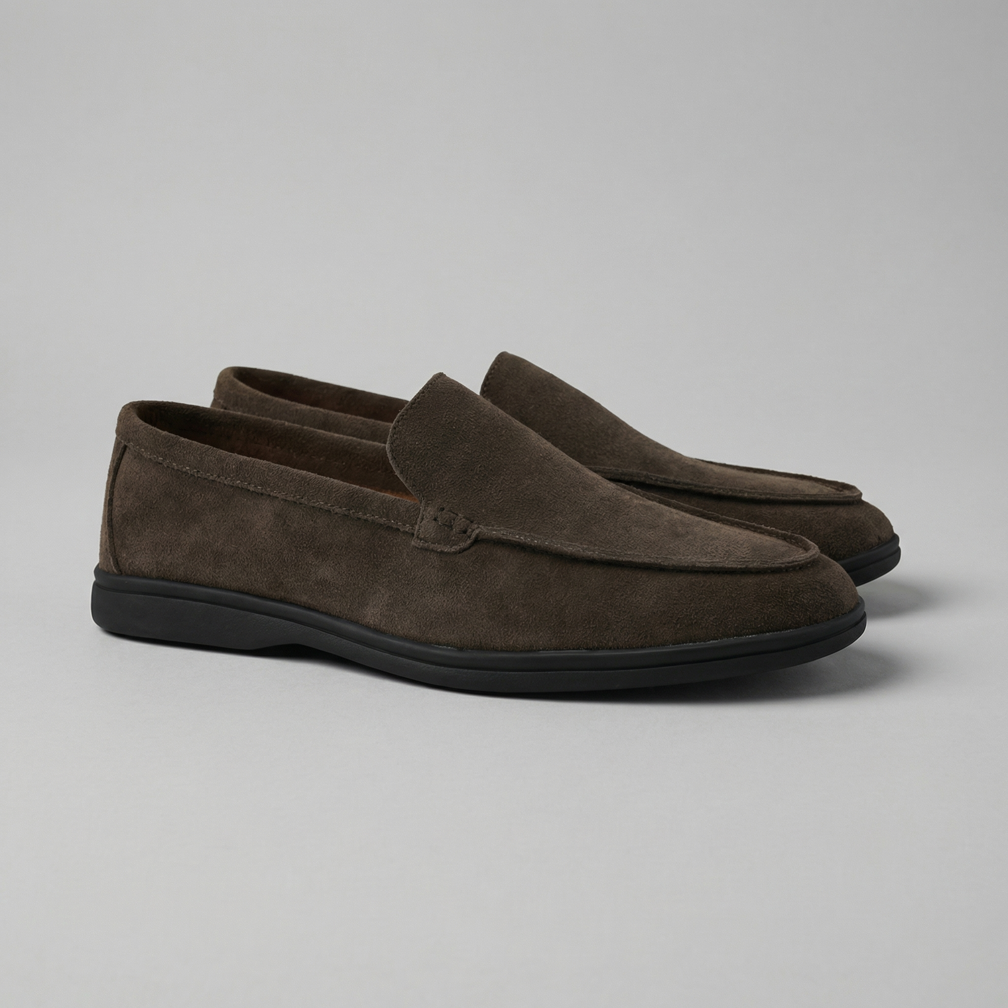 Mocasines Clásicos de Piel Ante para Hombre