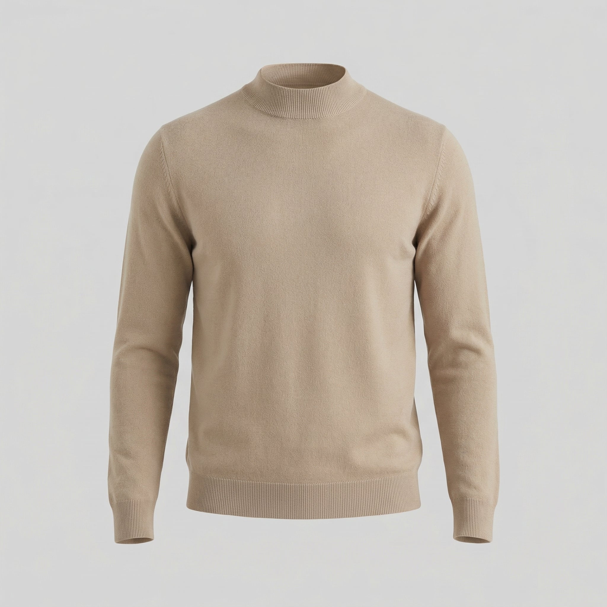 Herren Klassischer Rollkragenpullover