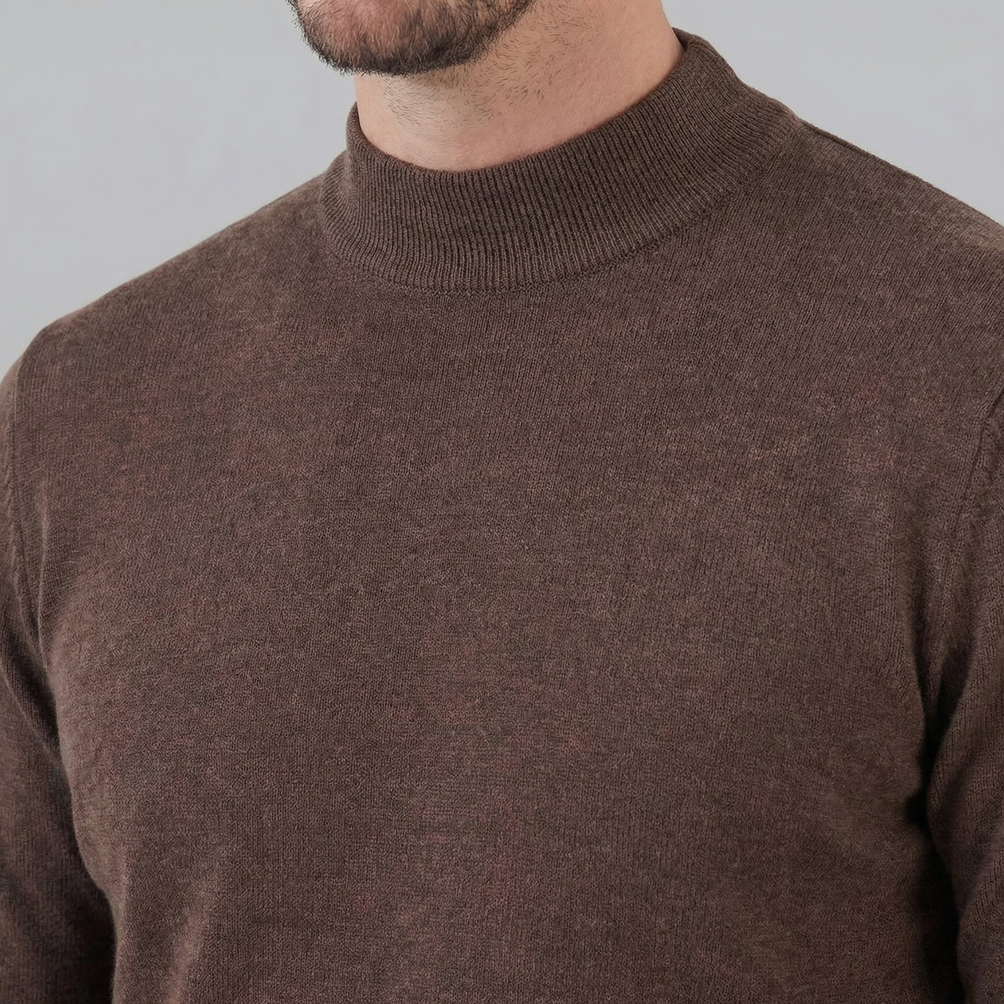 Herren Klassischer Rollkragenpullover