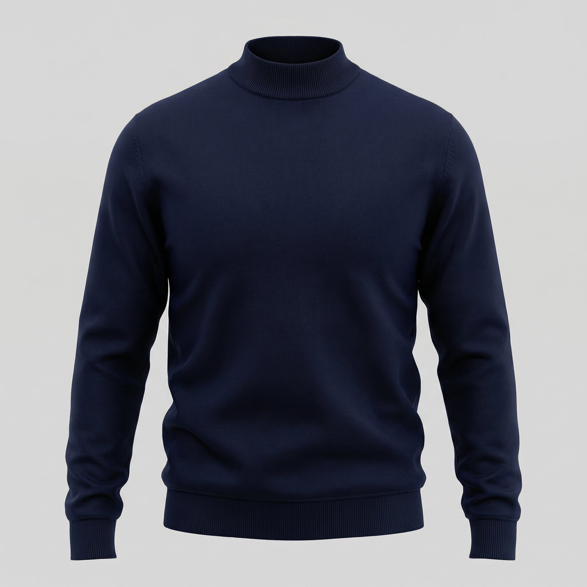 Herren Klassischer Rollkragenpullover