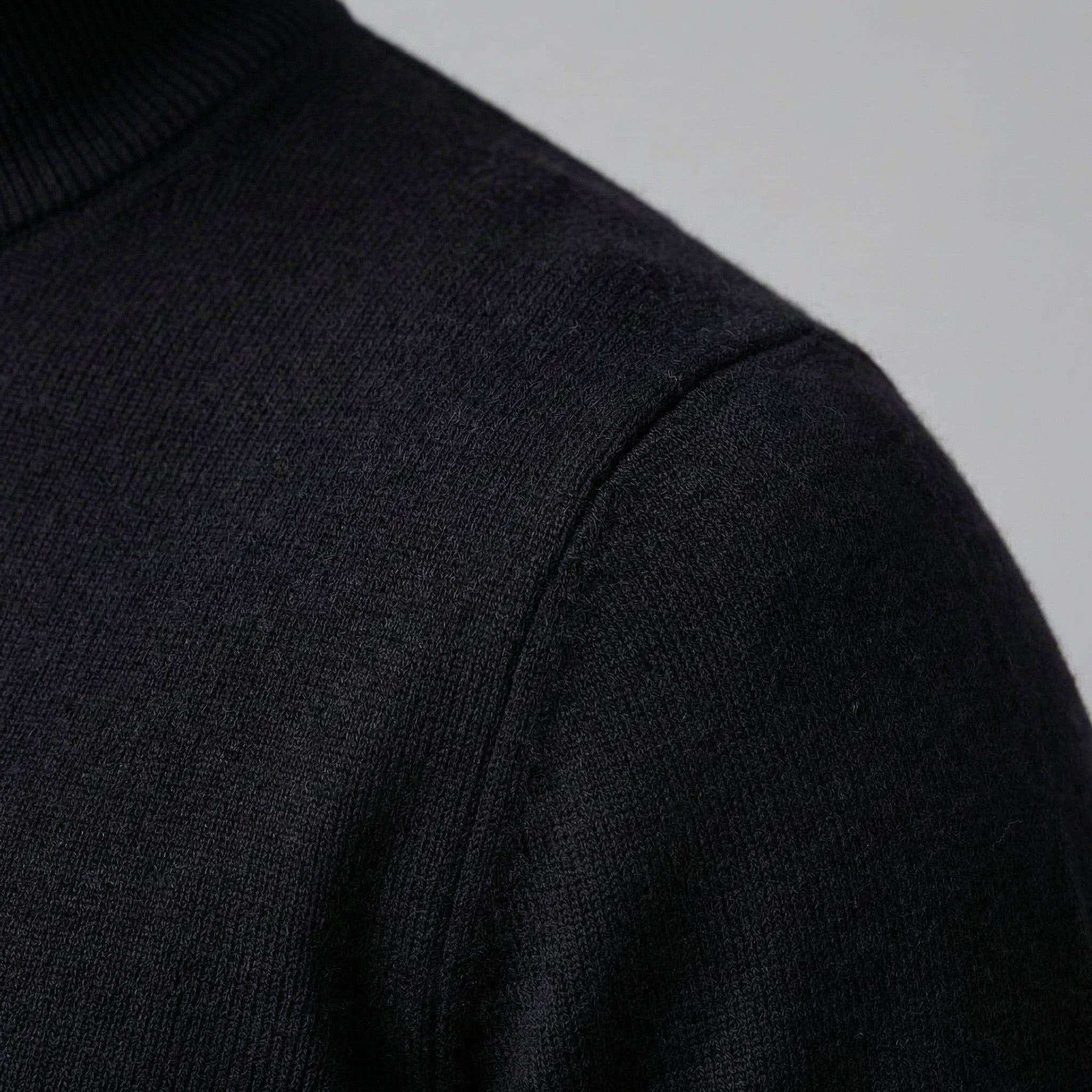 Herren Klassischer Rollkragenpullover