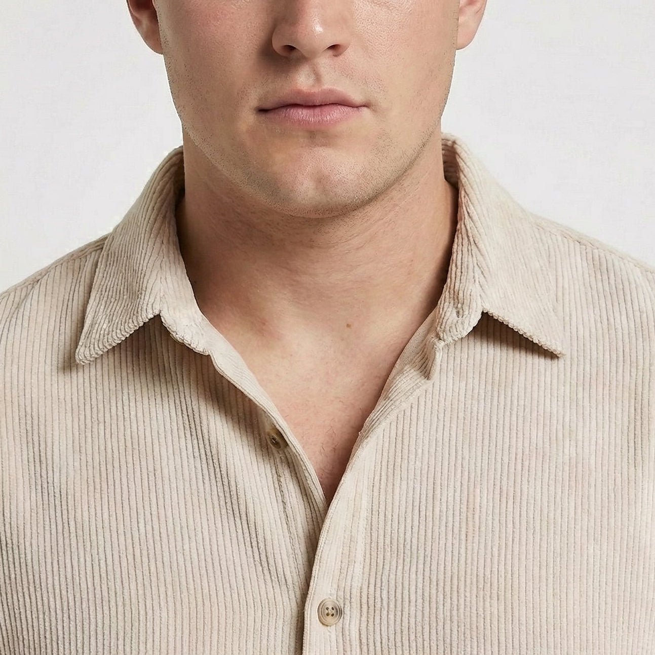 Herre fløjlsbukser i 2-delt sæt