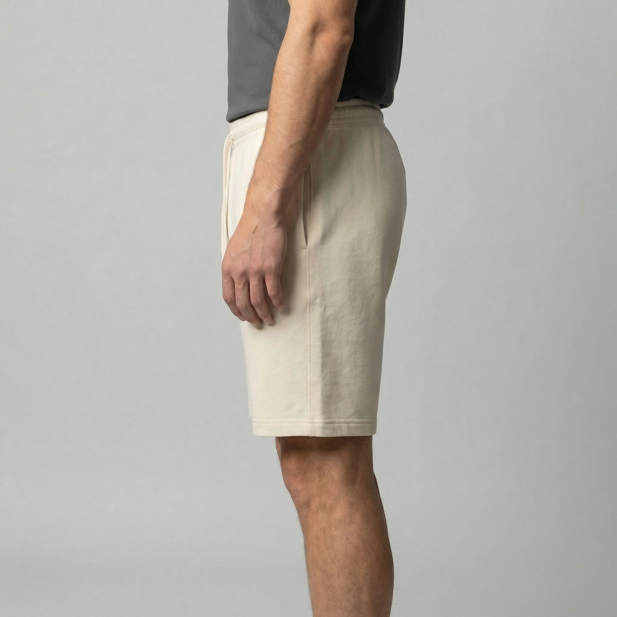 Shorts casual para hombre con cordón