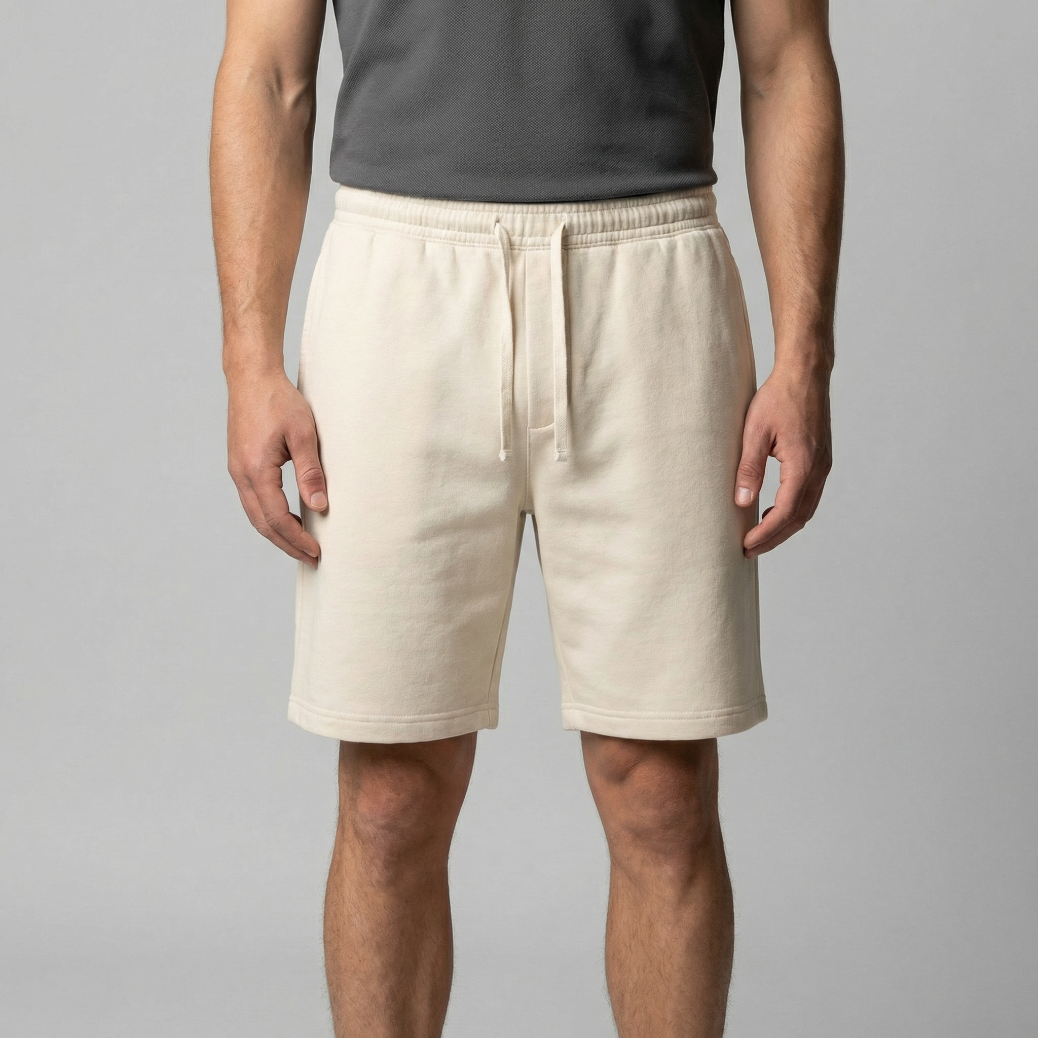 Shorts casual para hombre con cordón