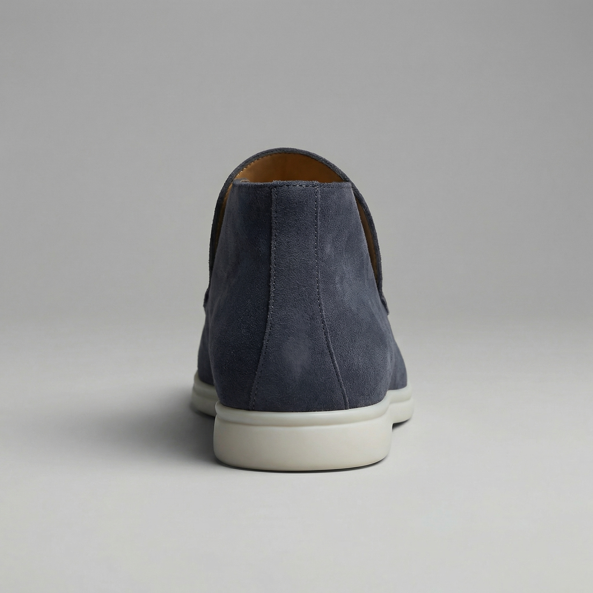 Mocassini da uomo in camoscio alto