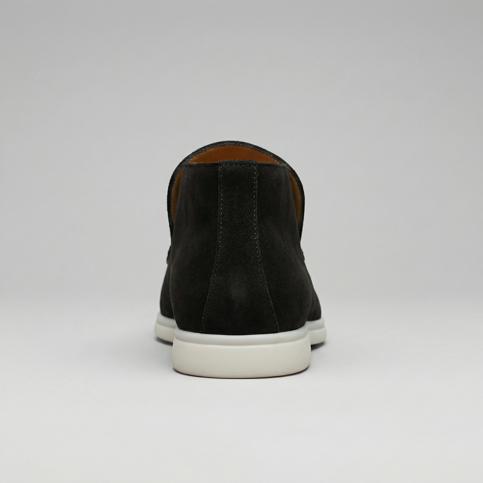 Mocassini da uomo in camoscio alto