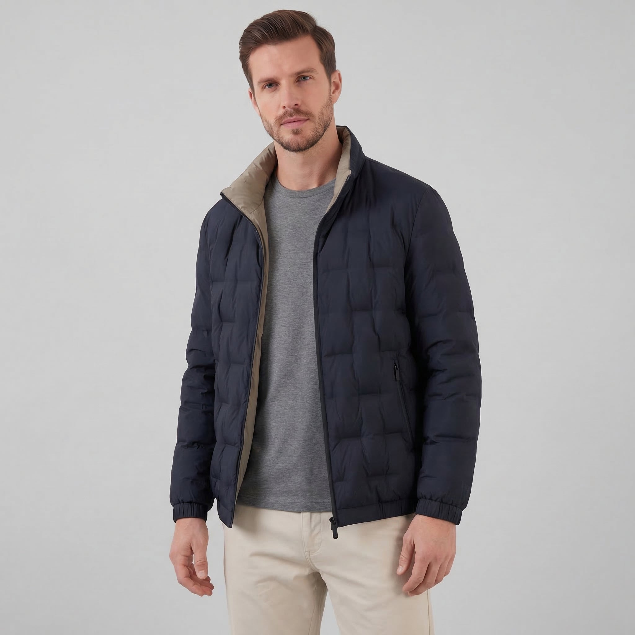 Giacca primaverile imbottita da uomo