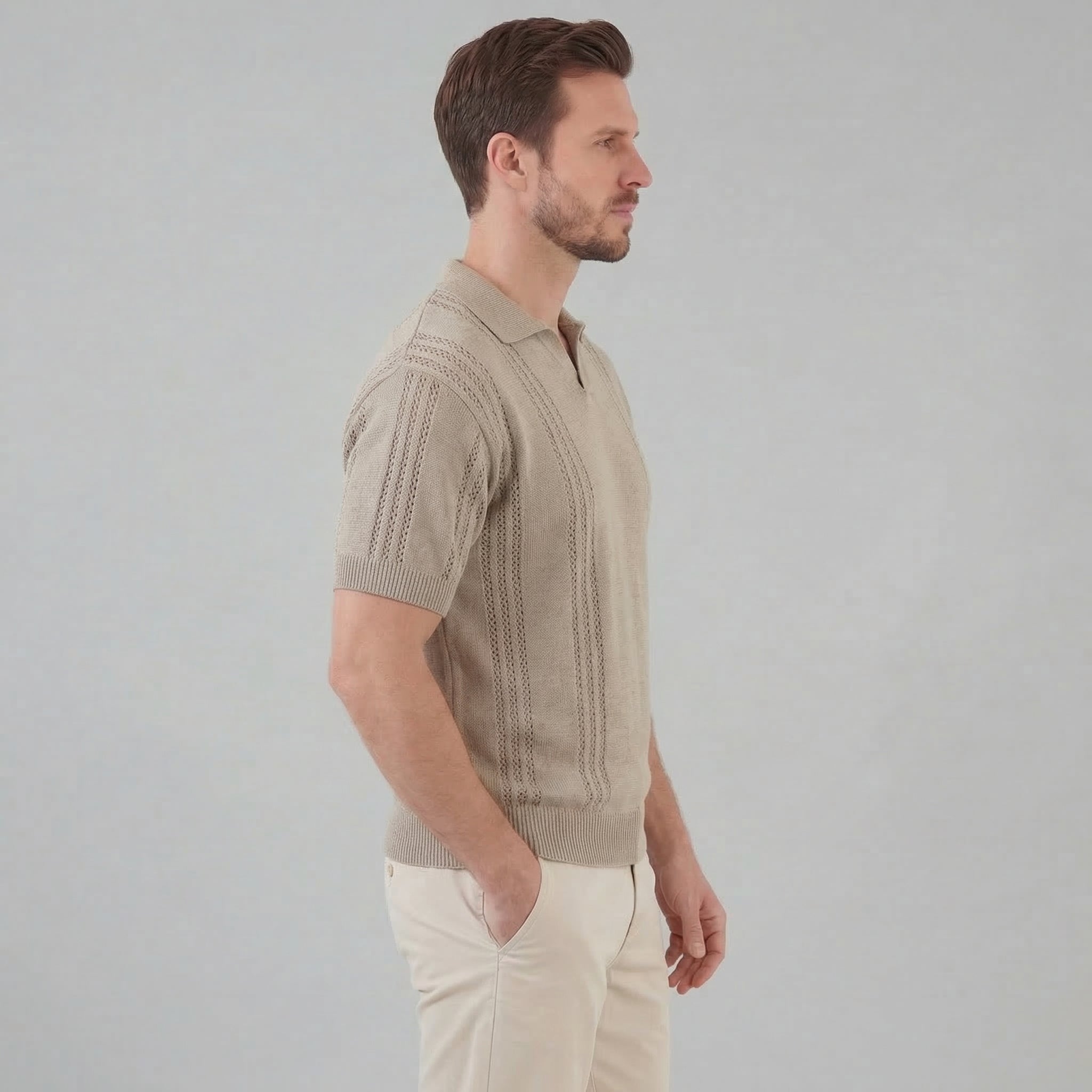 Polo in maglia da uomo