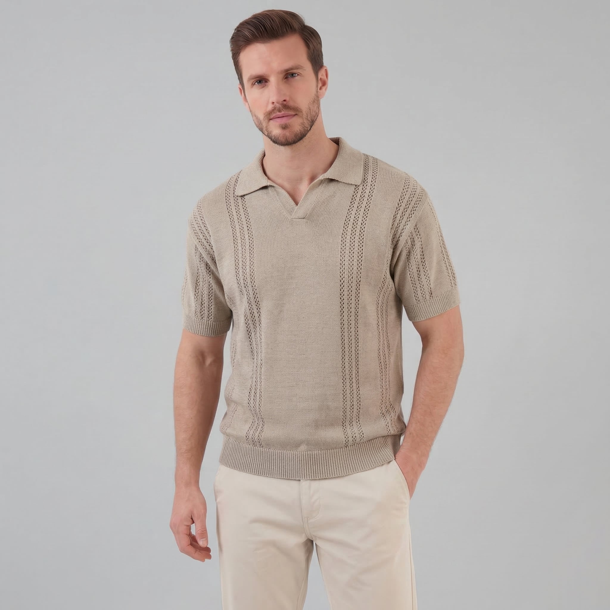 Polo in maglia da uomo