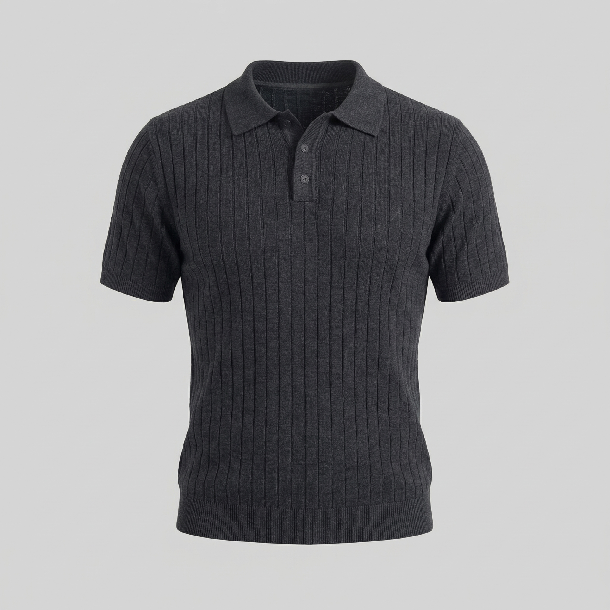 Polo de Punto a Rayas para Hombre