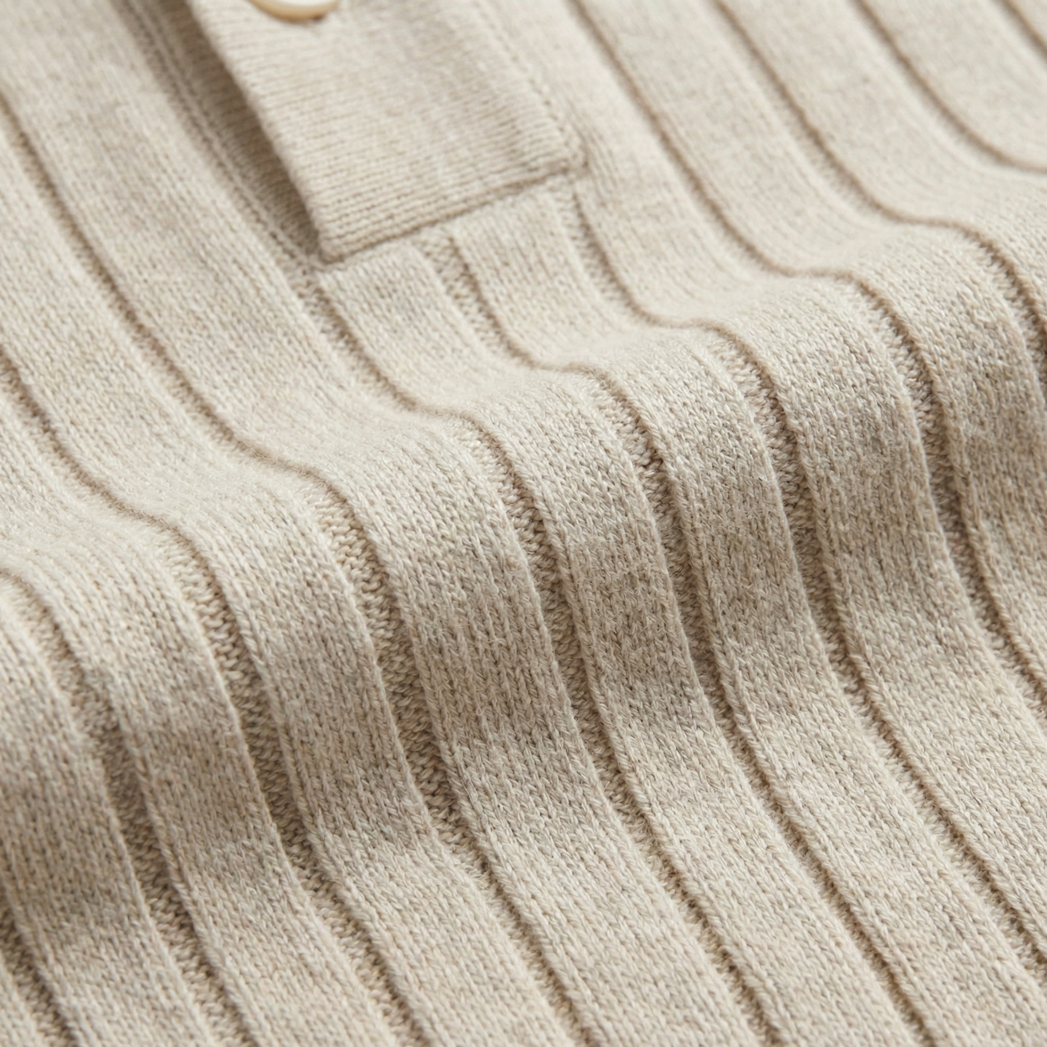 Herren Gestricktes Gestreiftes Polo