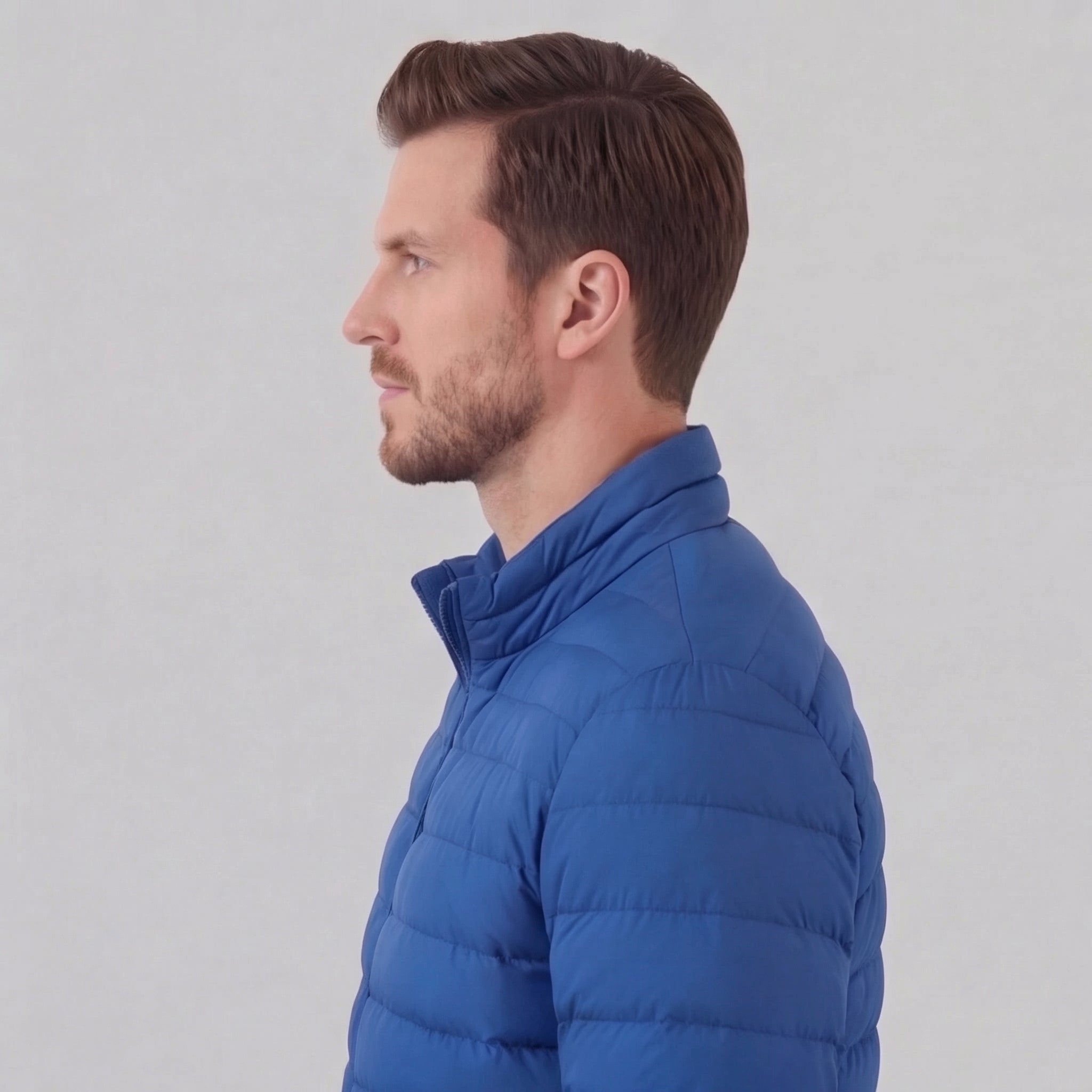 Chaqueta acolchada ligera de primavera para hombre