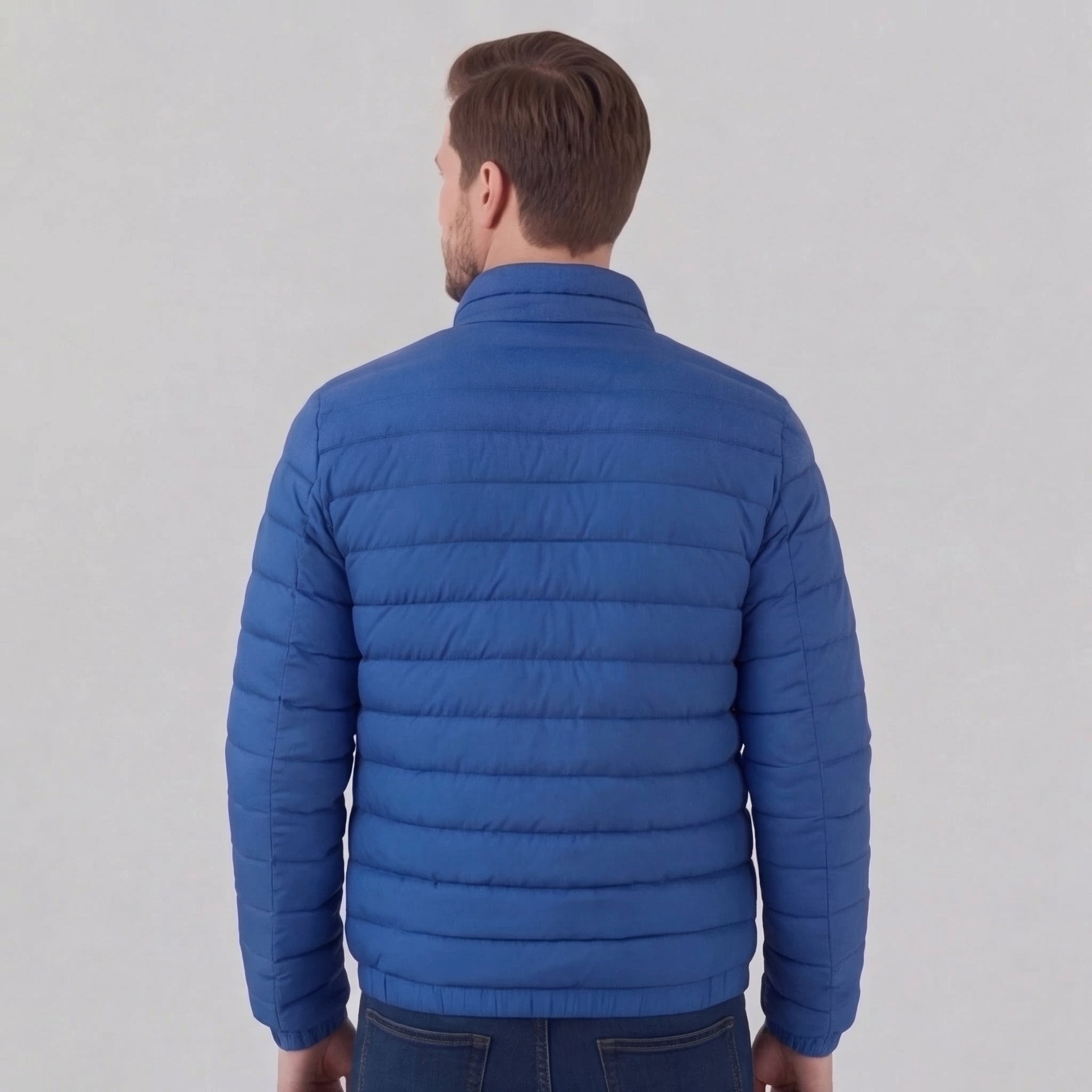 Chaqueta acolchada ligera de primavera para hombre