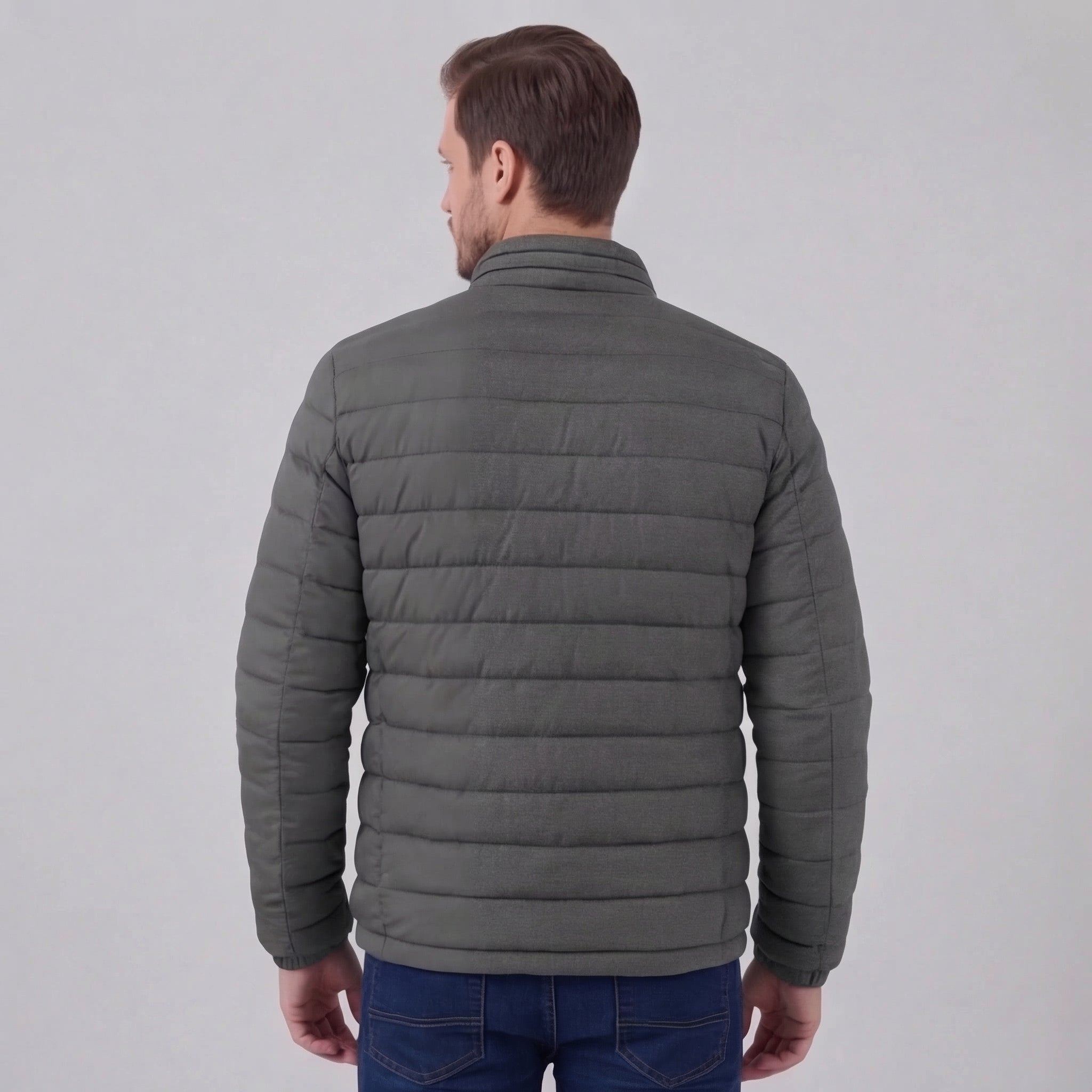 Herre let dunforårsjakke