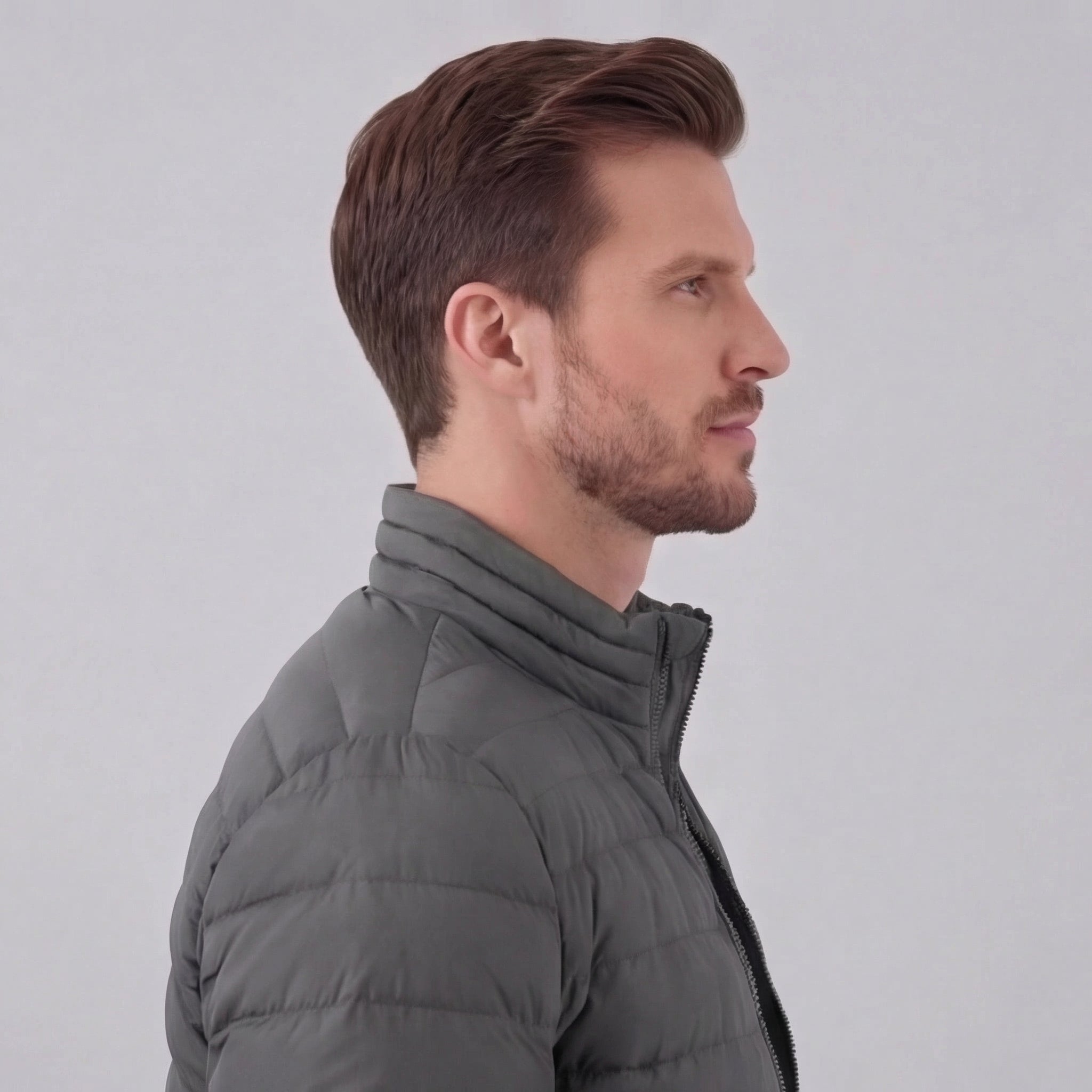 Chaqueta acolchada ligera de primavera para hombre