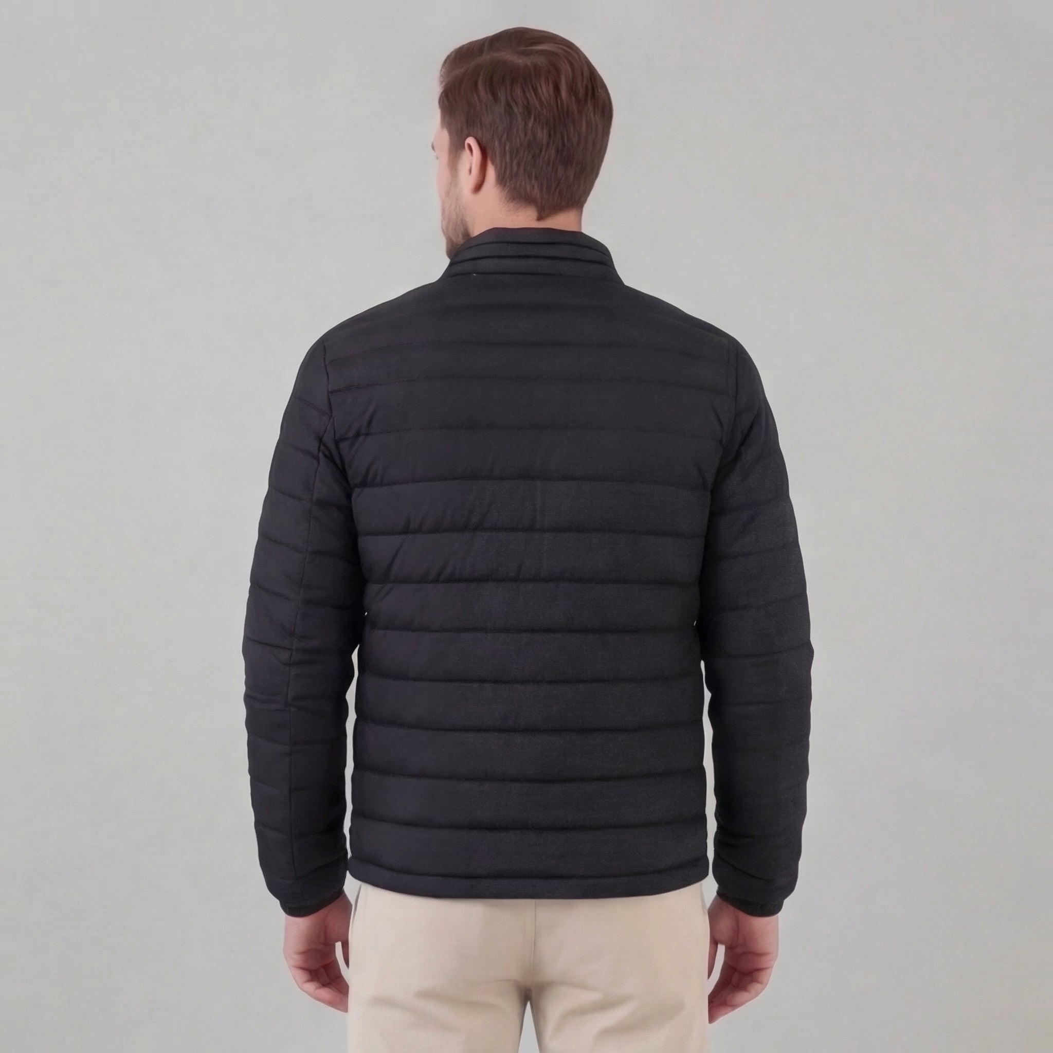 Herre let dunforårsjakke