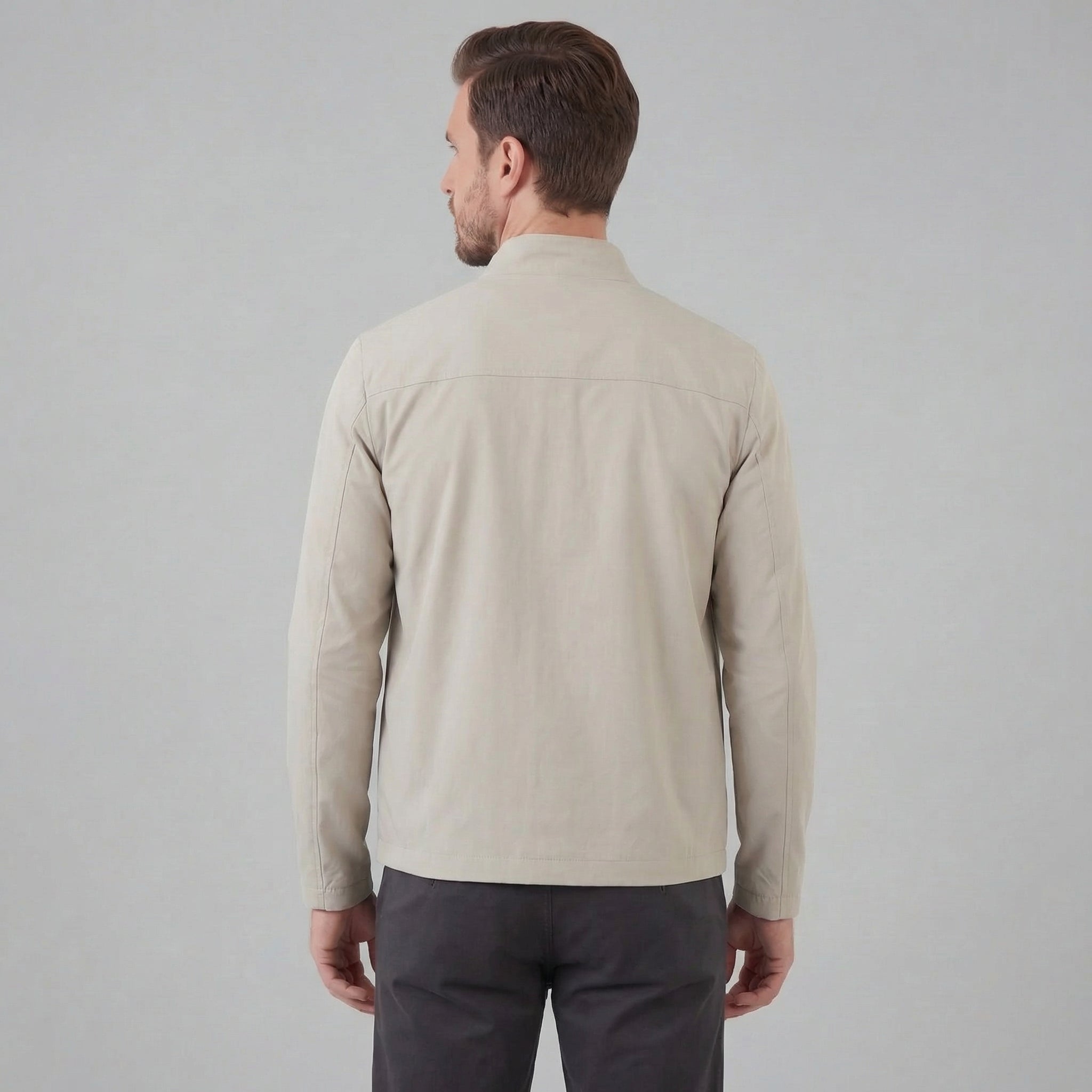 Herren Leichte Frühlings-Mid-Jacke