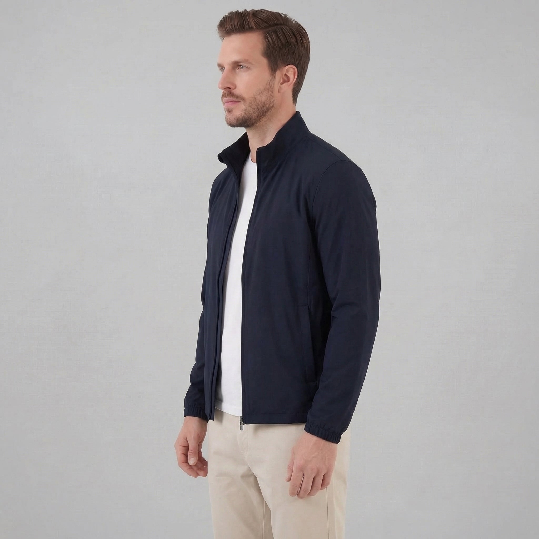 Herren Leichte Frühlings-Mid-Jacke