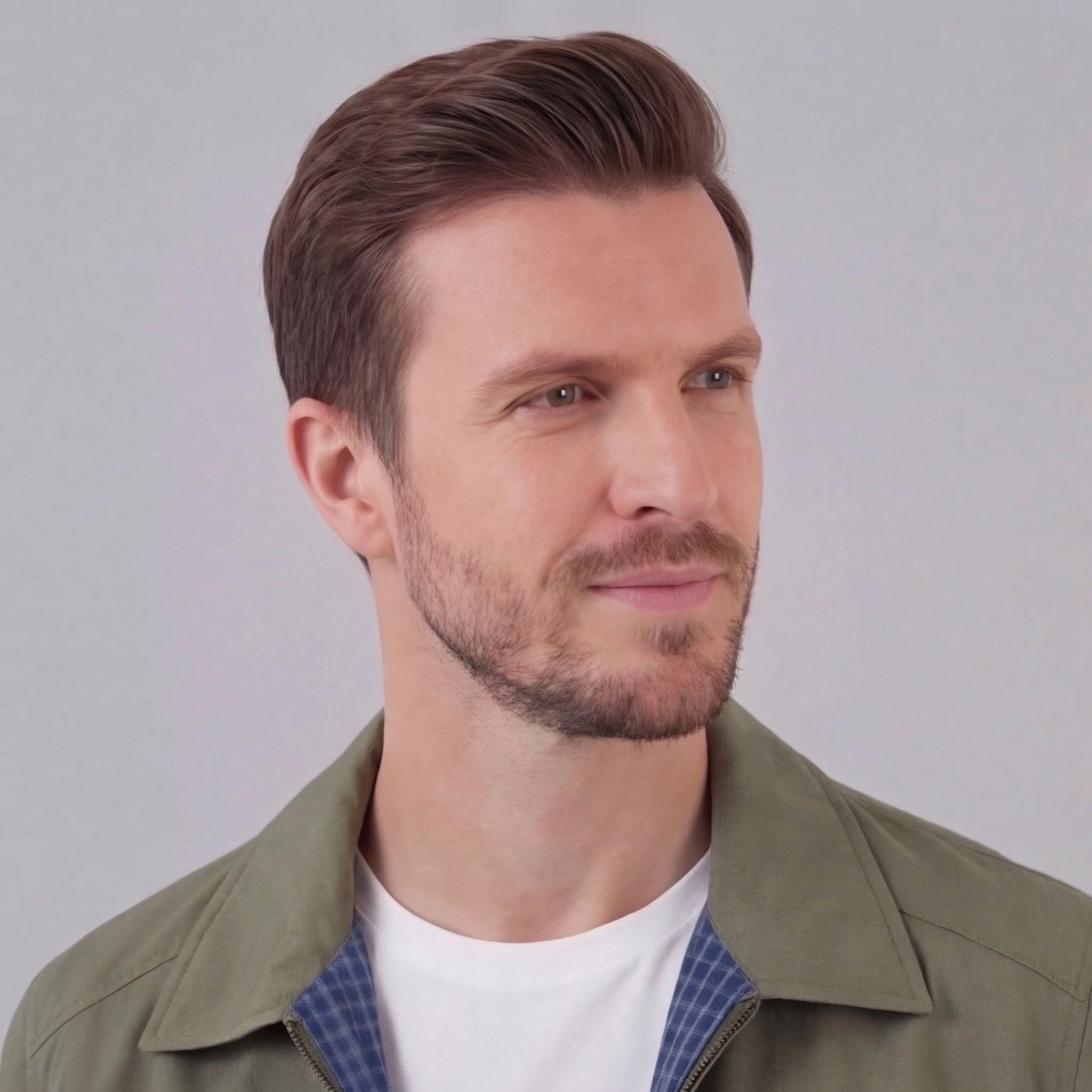 Chaqueta ligera con cremallera para hombre