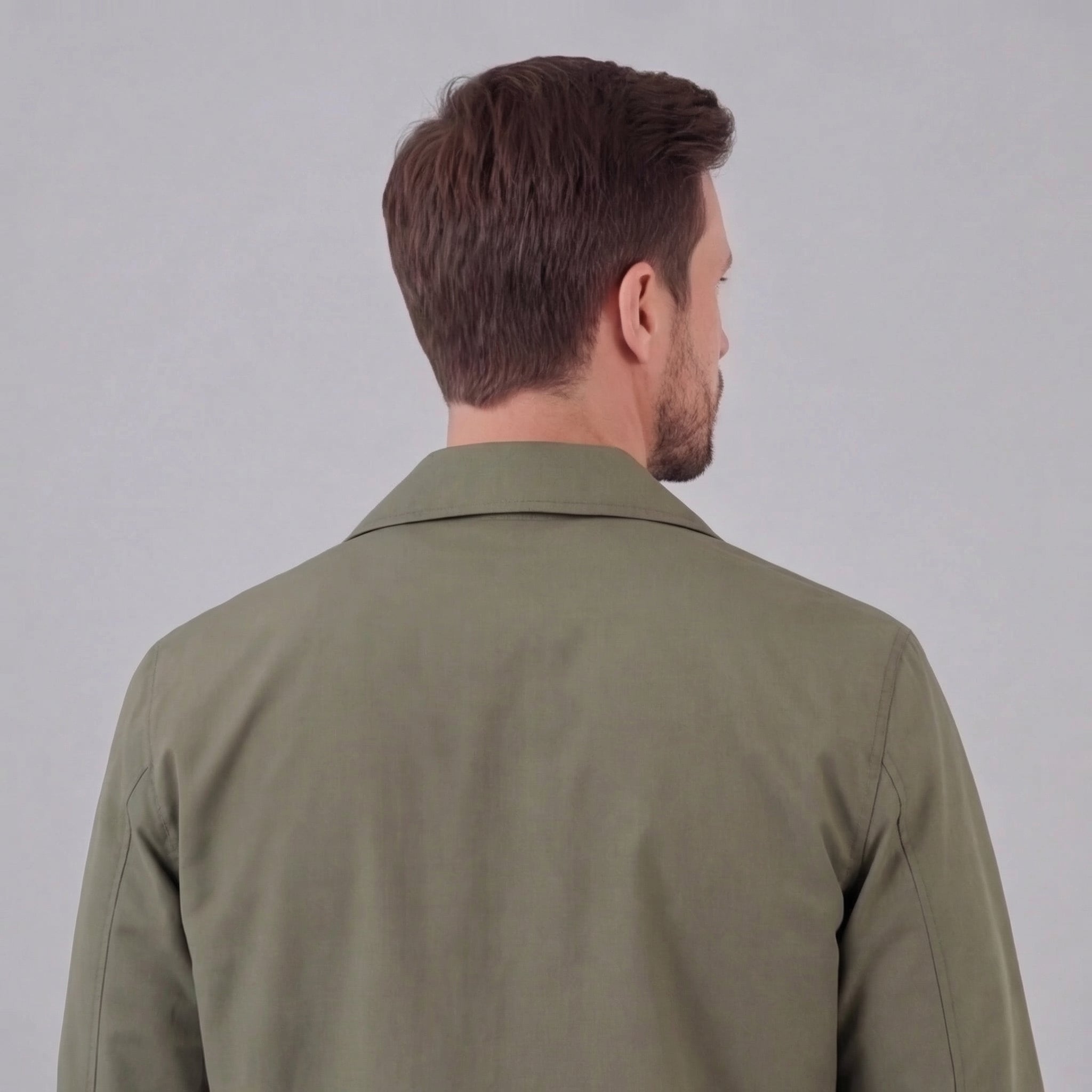 Chaqueta ligera con cremallera para hombre
