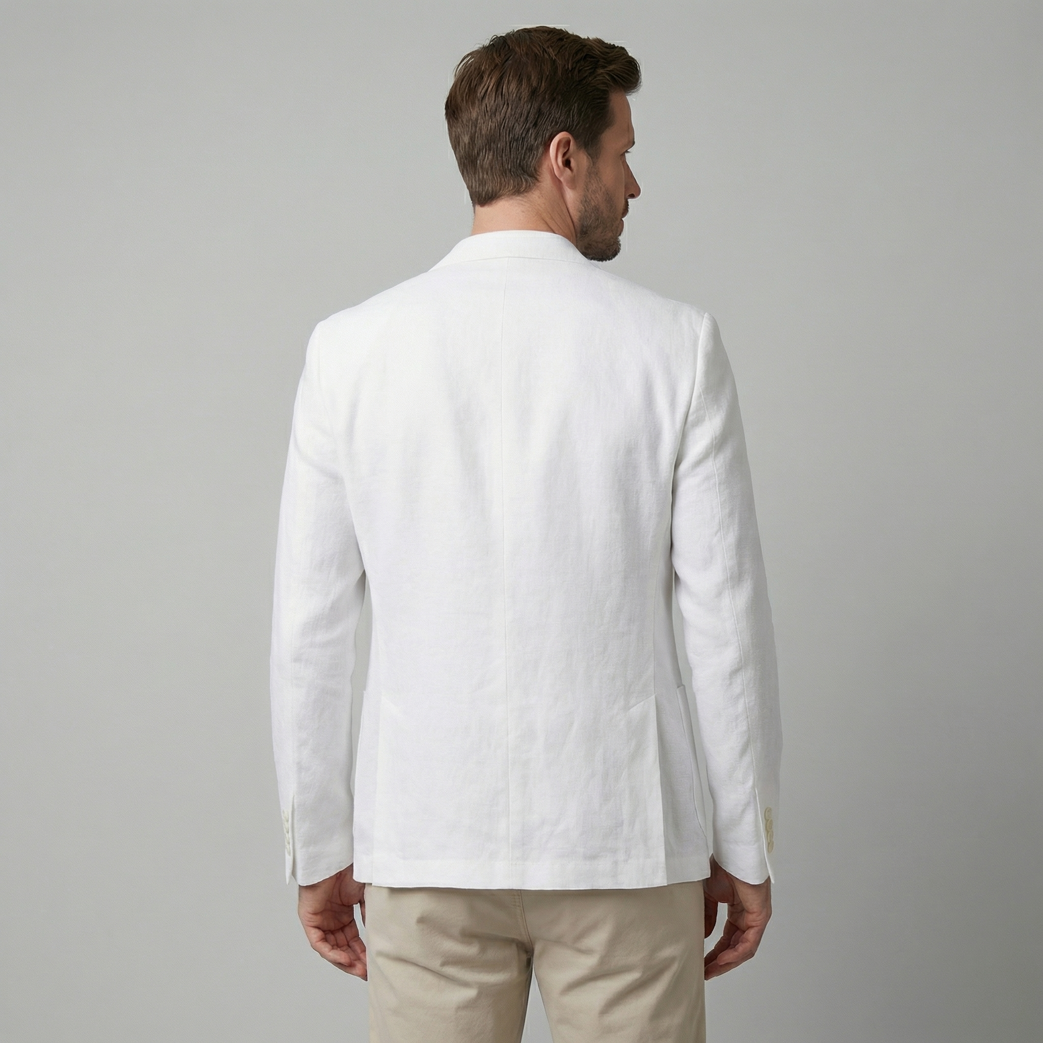 Men's Linen Blazer Jacket
