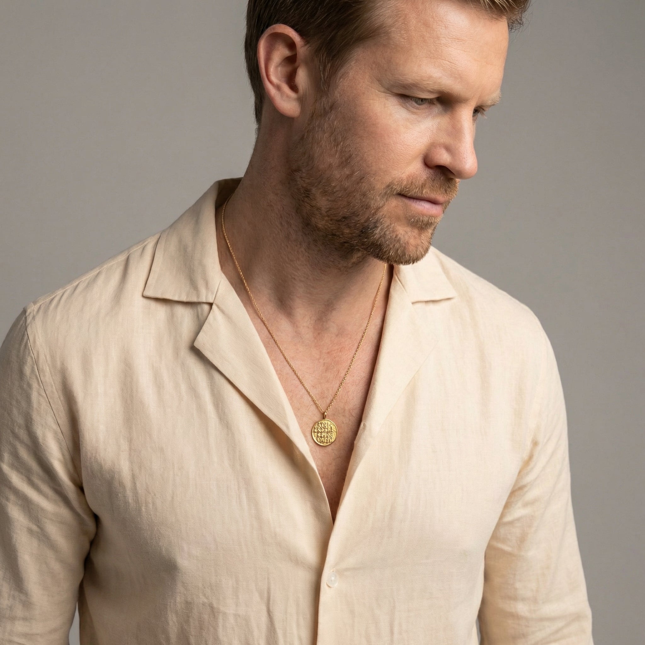 Herren Leinen-Outfit-Set