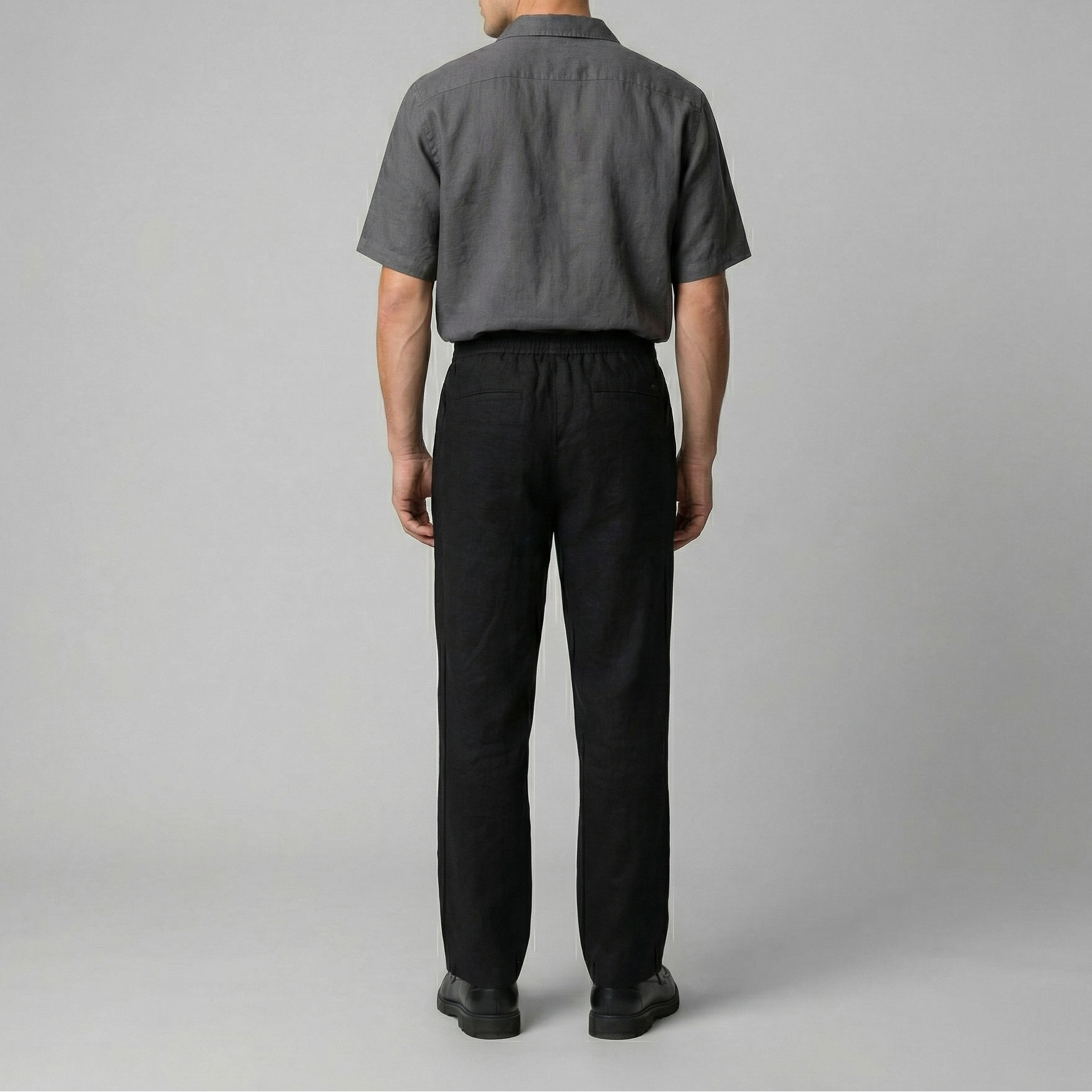 Men's Linen Slim Fit Trousers