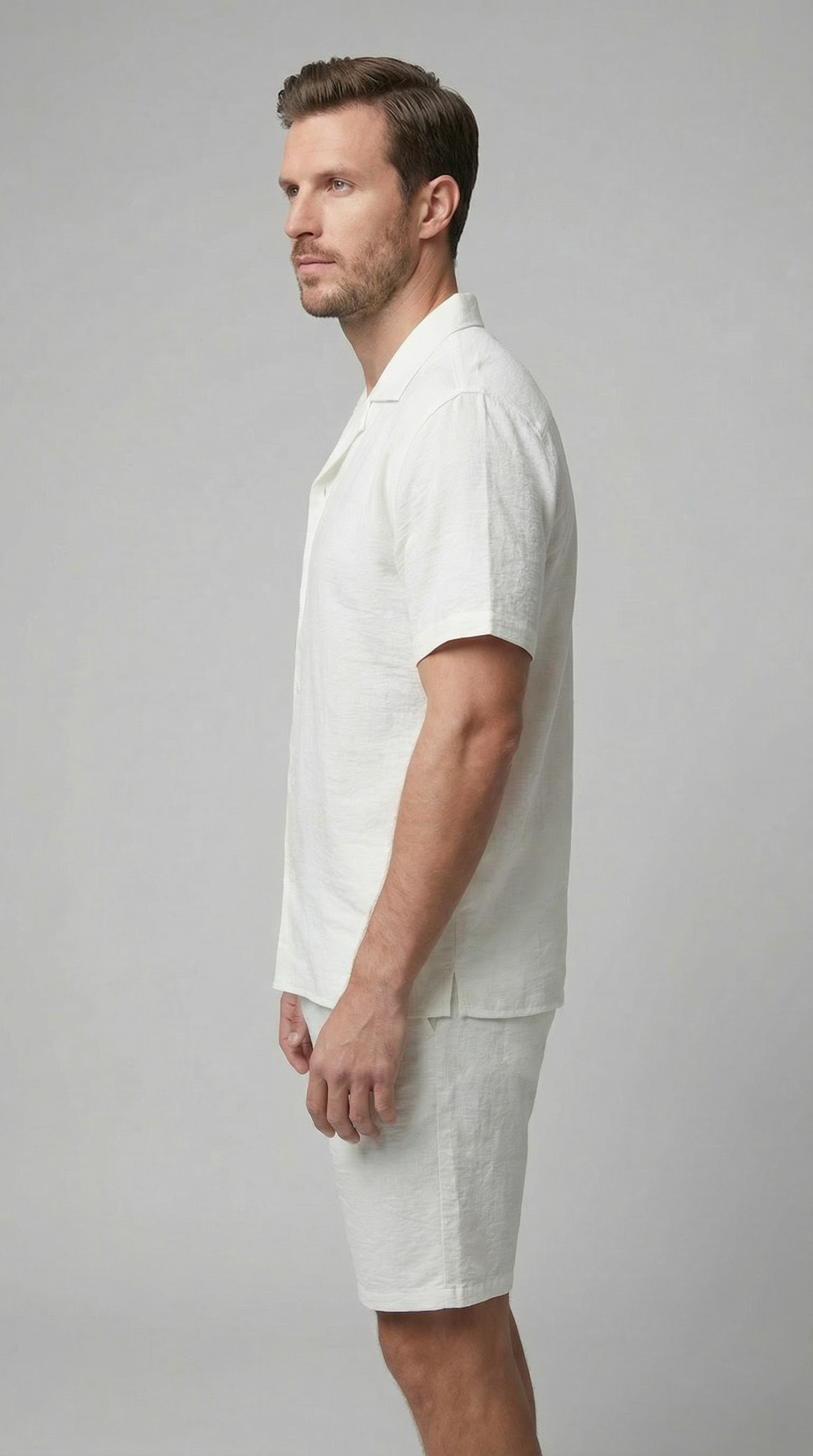 Herren Leinen Sommer Set