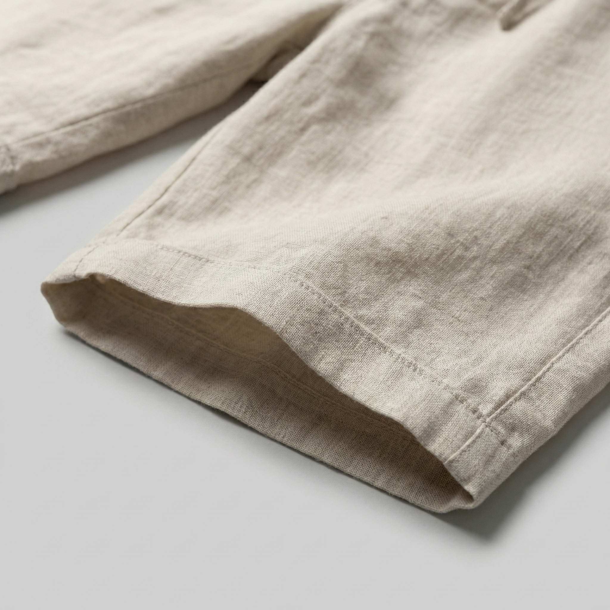 Pantalones Cortos de Lino para Verano para Hombre