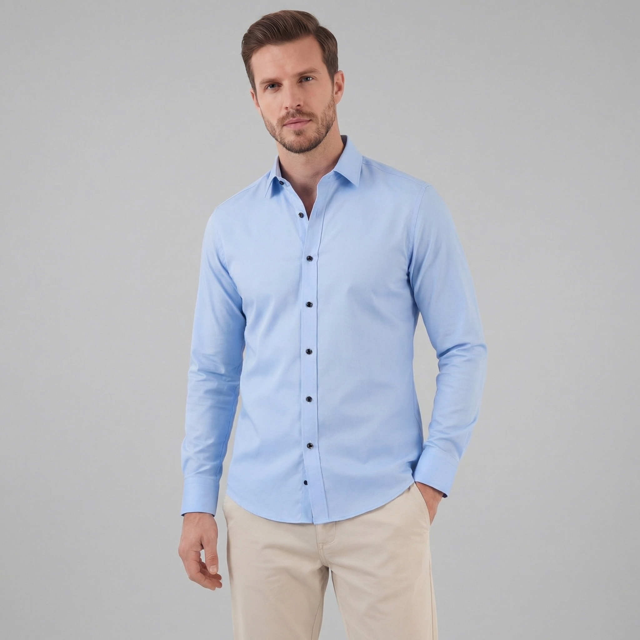 Men's Long Sleeve Dress Shirt
