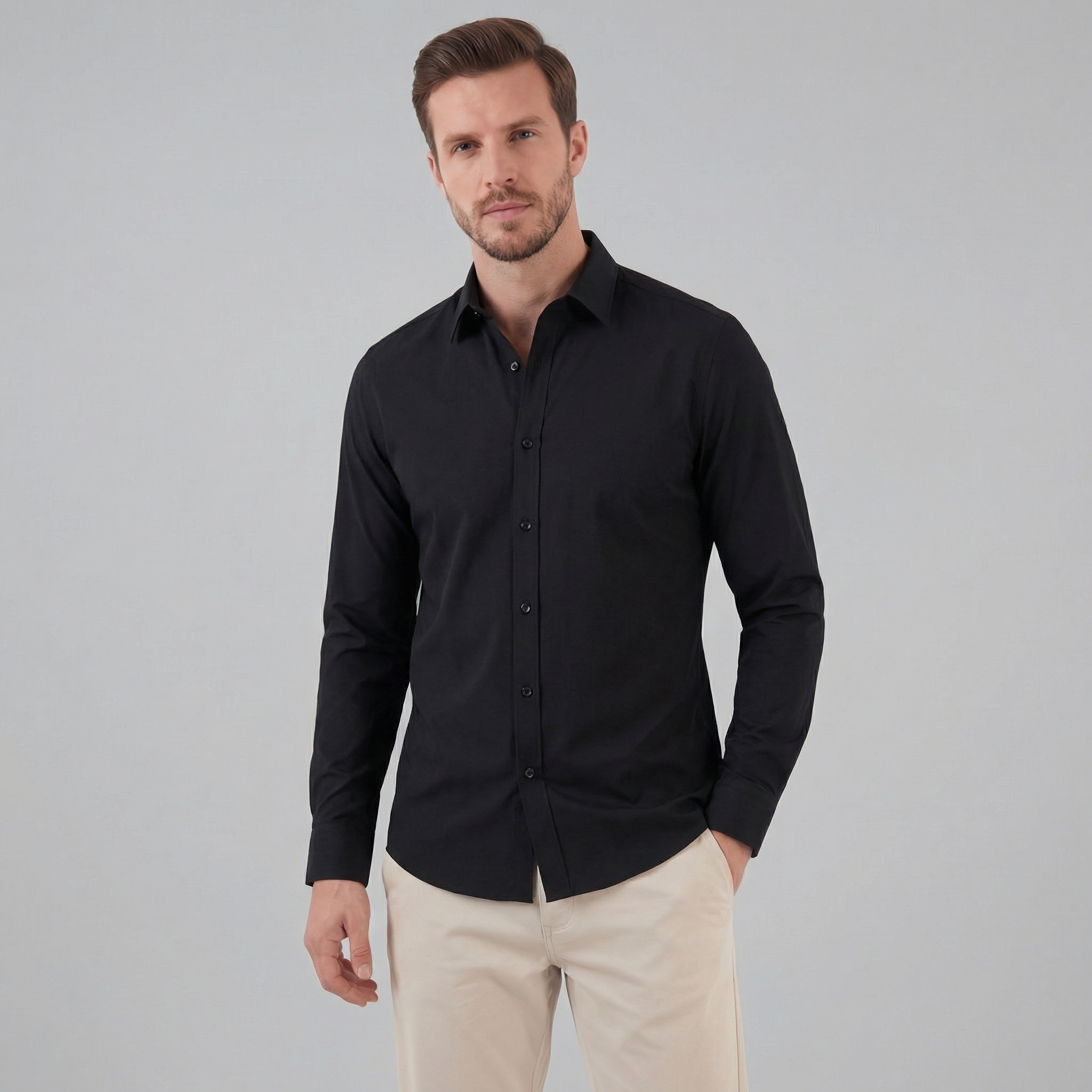 Men's Long Sleeve Dress Shirt