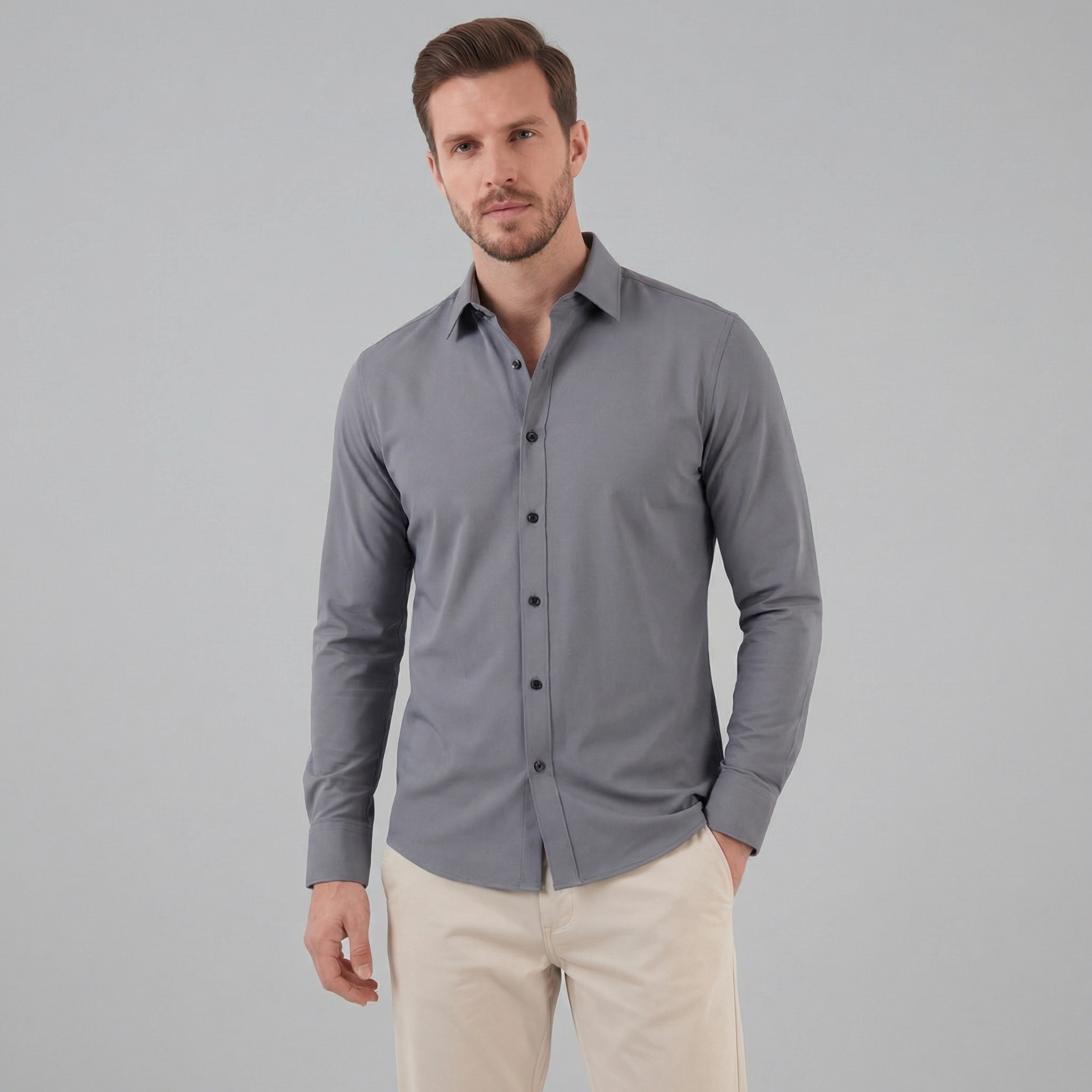 Men's Long Sleeve Dress Shirt