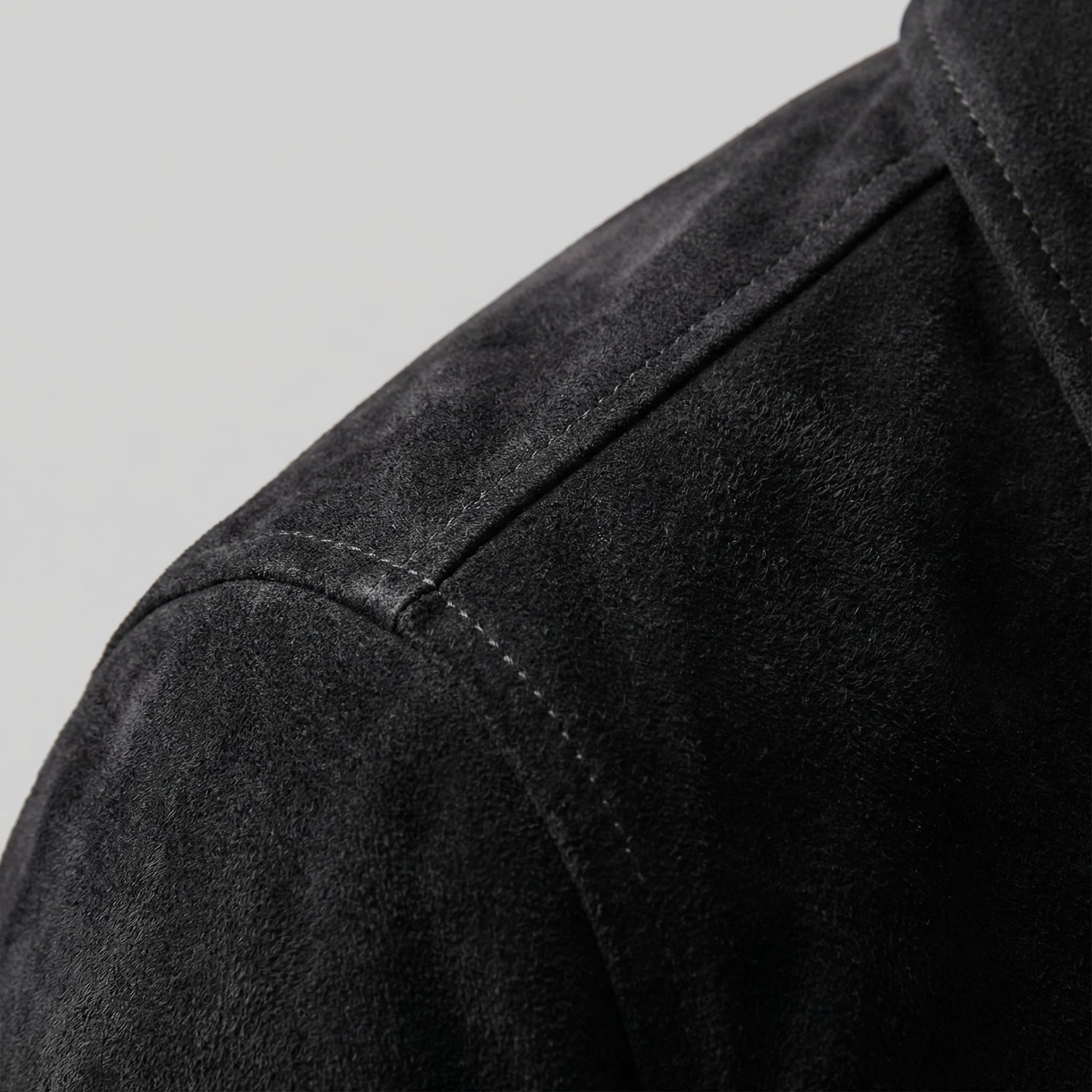Men's Minimalist Button Closure Jacket