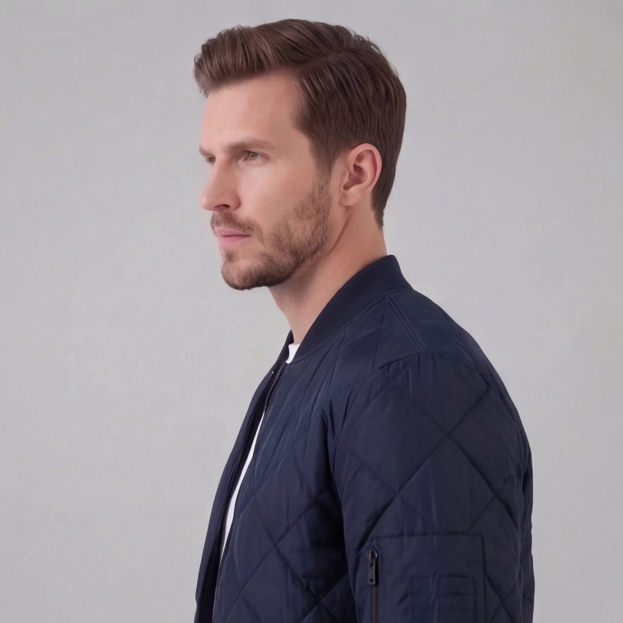 Herren gesteppte Frühlingsjacke