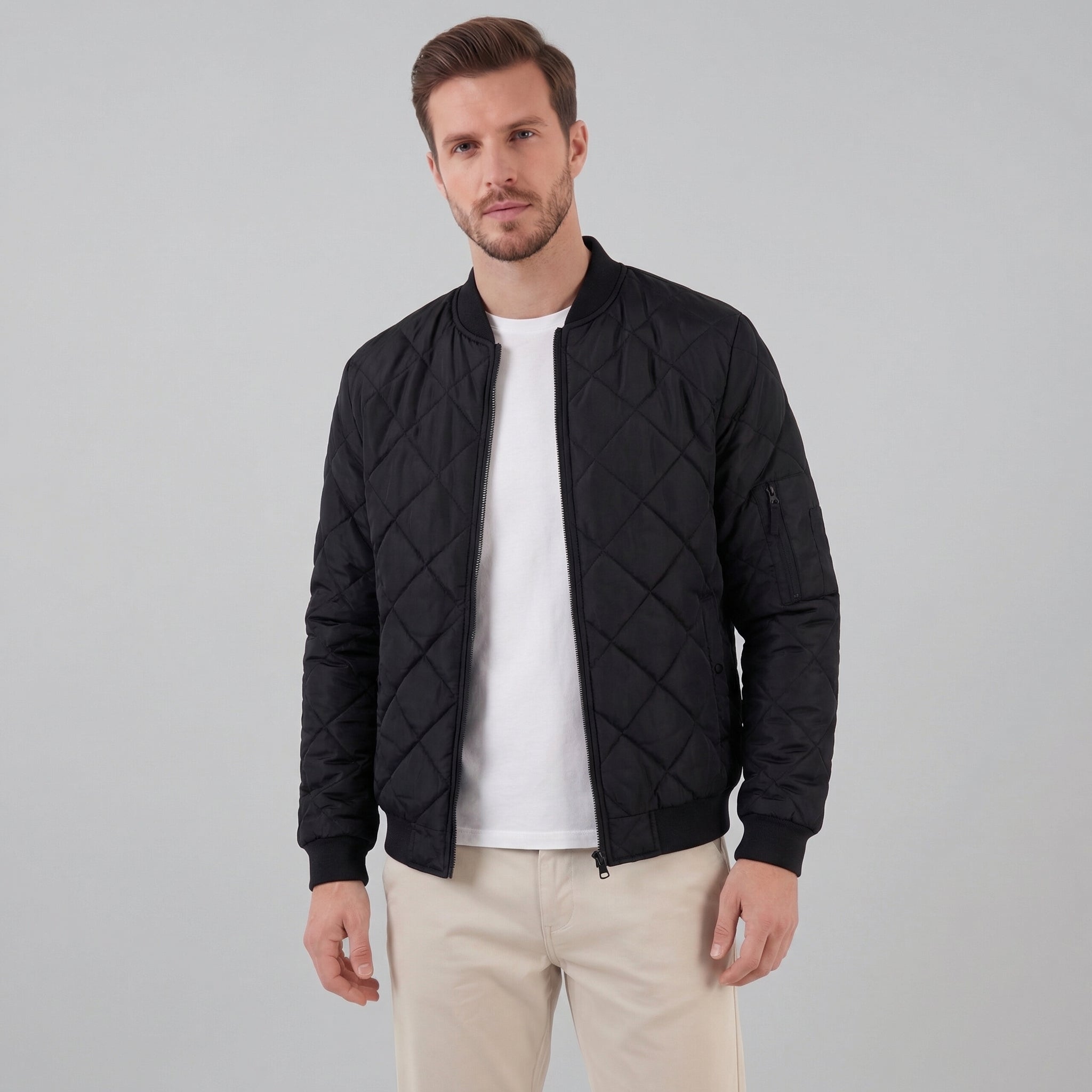 Giacca primaverile imbottita da uomo