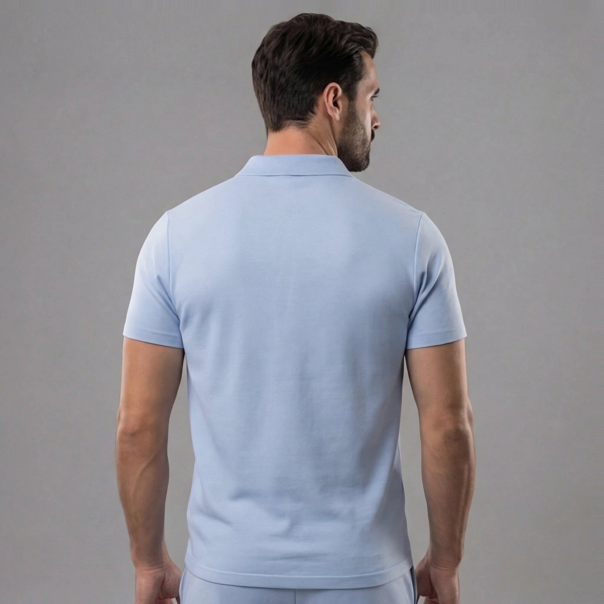 Conjunto de polos y pantalones cortos para estilo casual para hombre