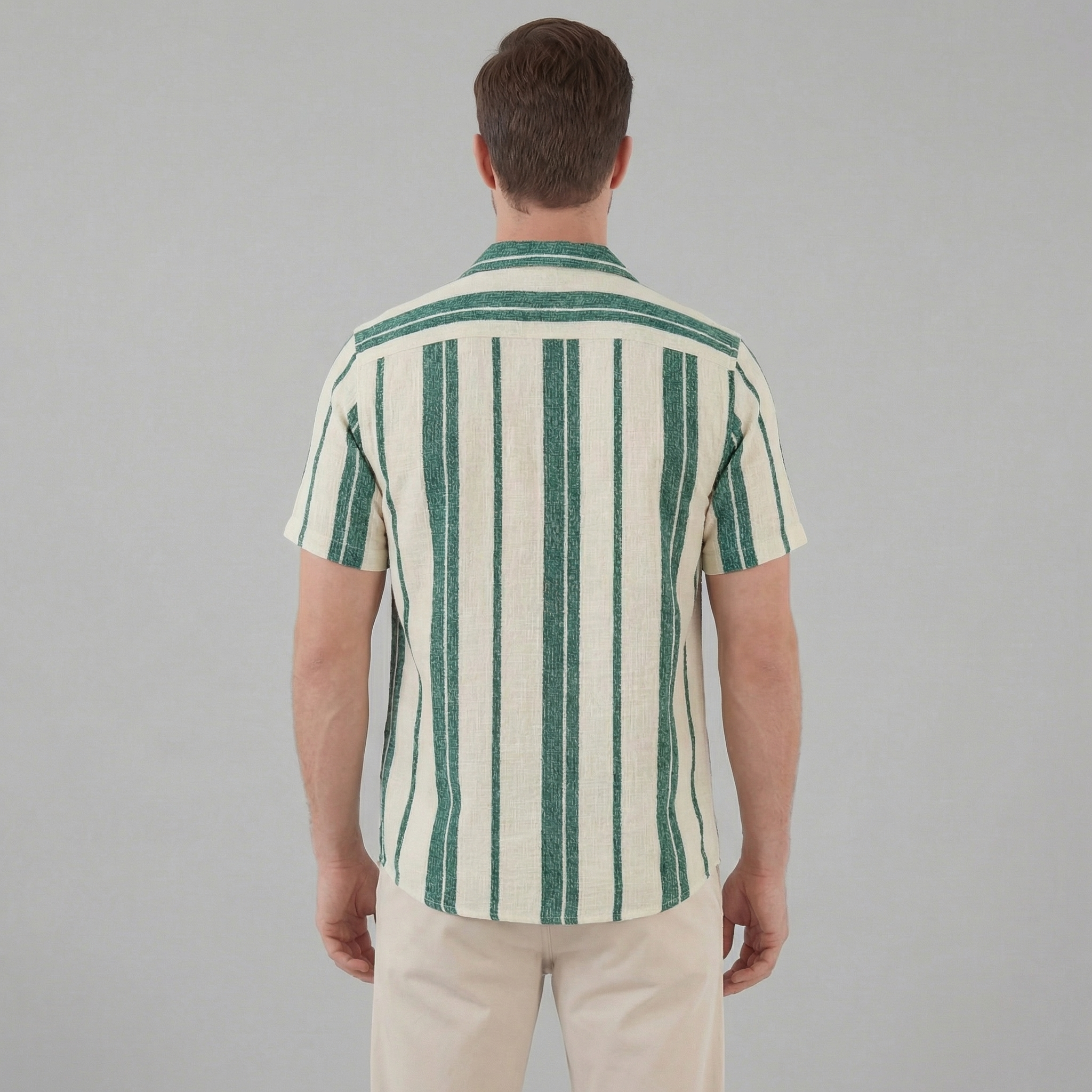 Herre Kortærmet Button-Down Skjorte