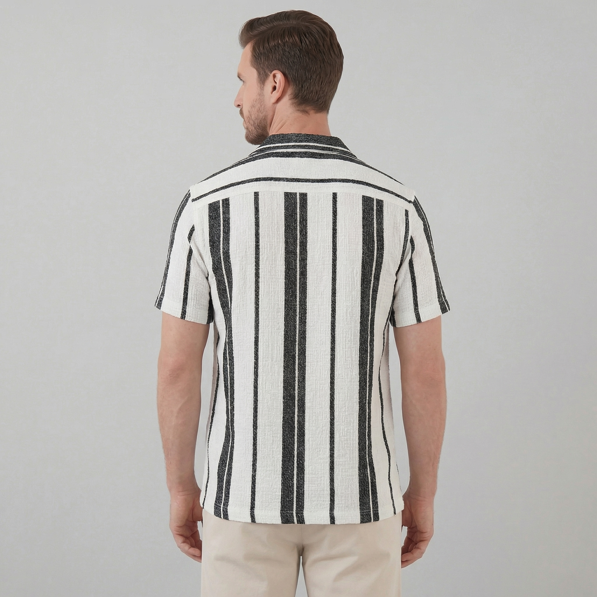 Herre Kortærmet Button-Down Skjorte