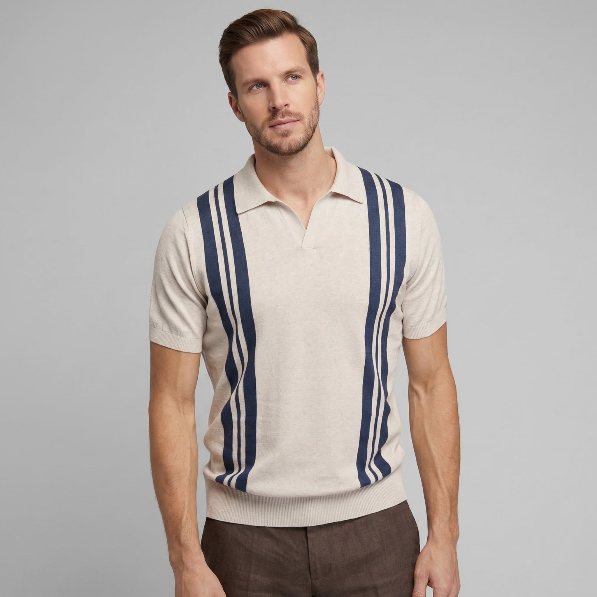 Polo de Manga Corta - Estilo Ligero y Transpirable para Hombre