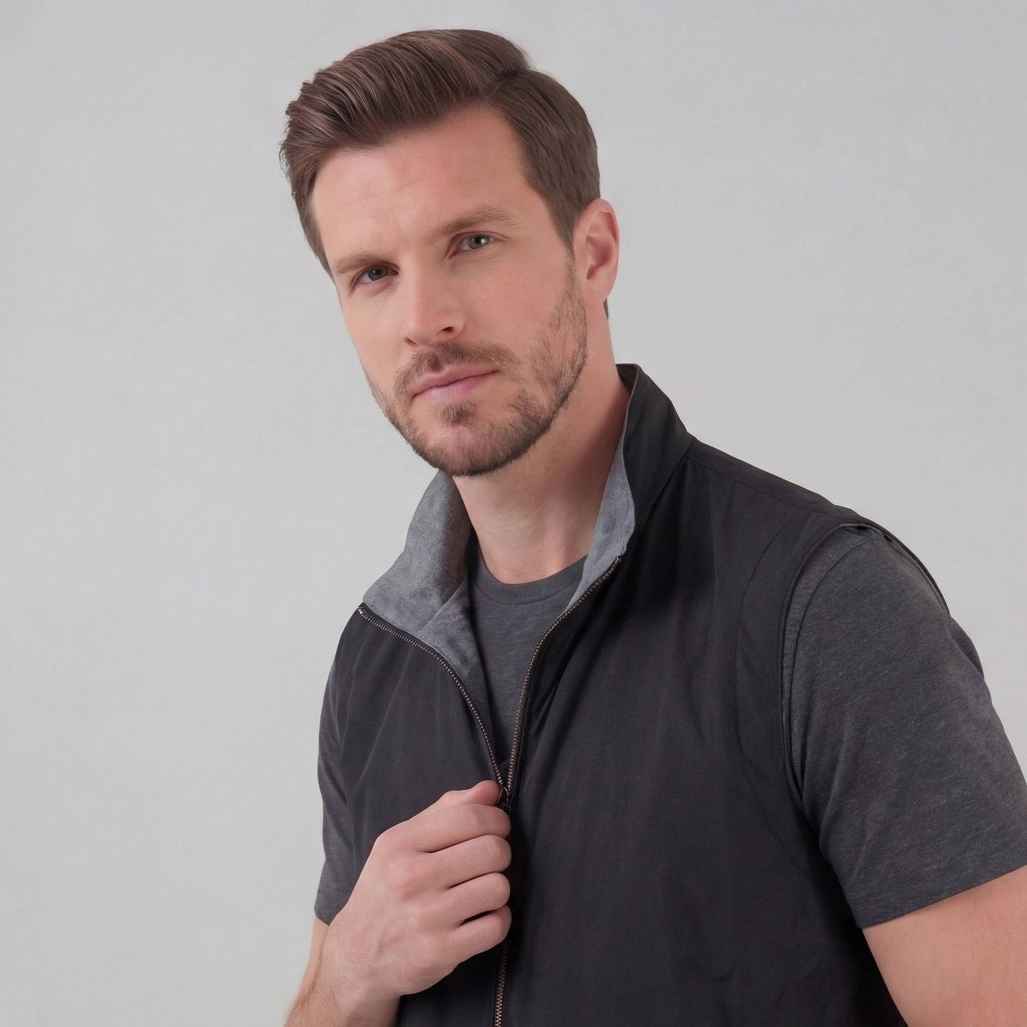 Chaleco sin mangas para hombre