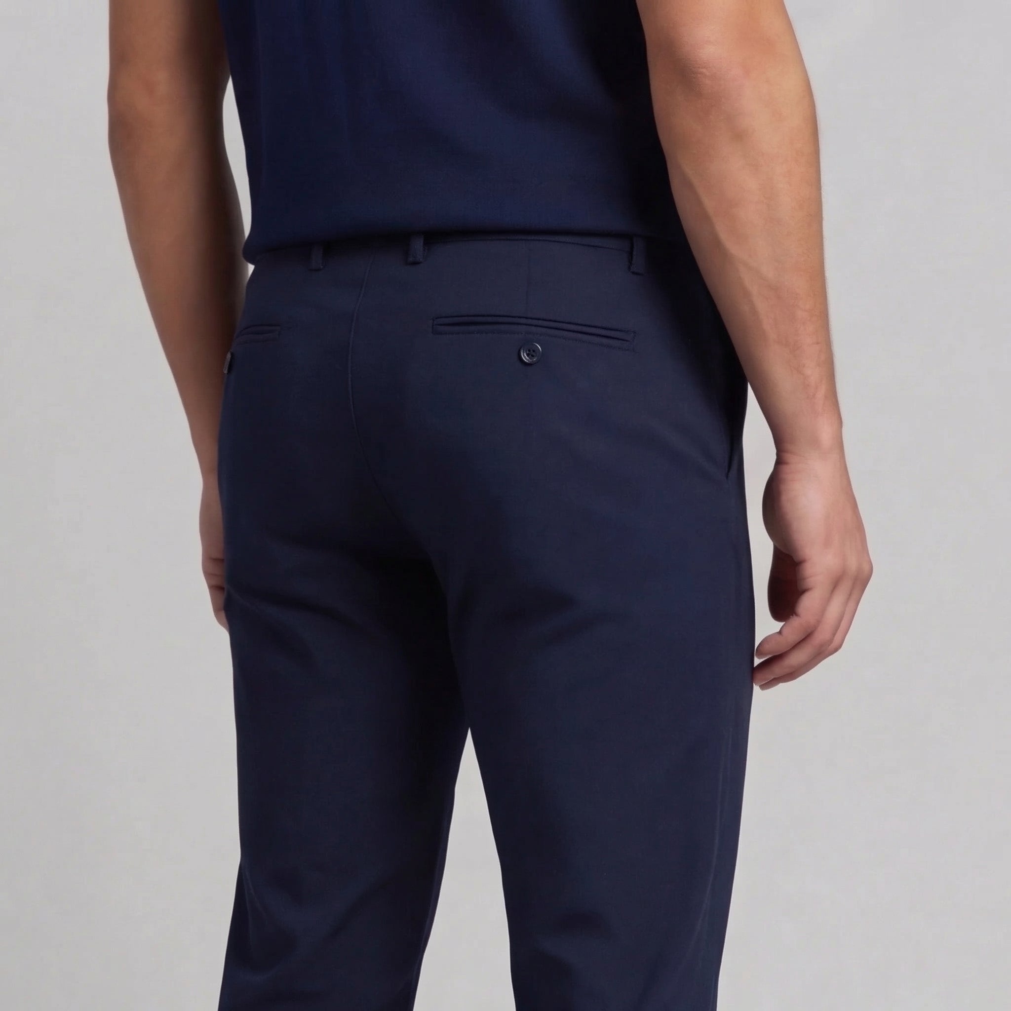 Pantalones chinos de corte recto para hombre