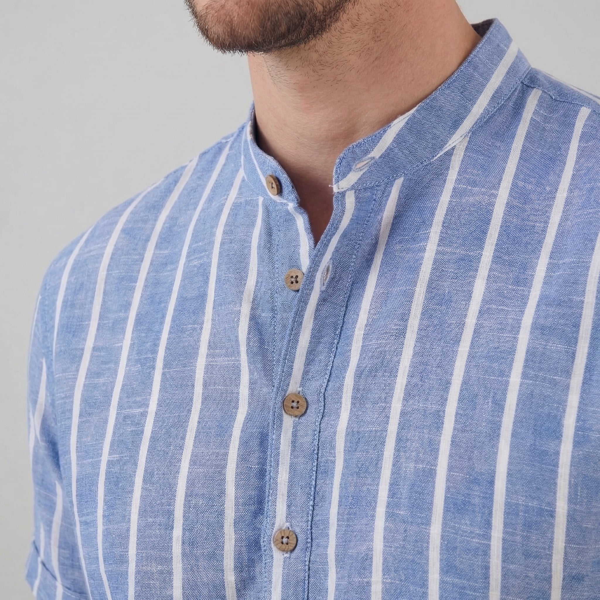 Camisa Casual a Rayas para Hombre