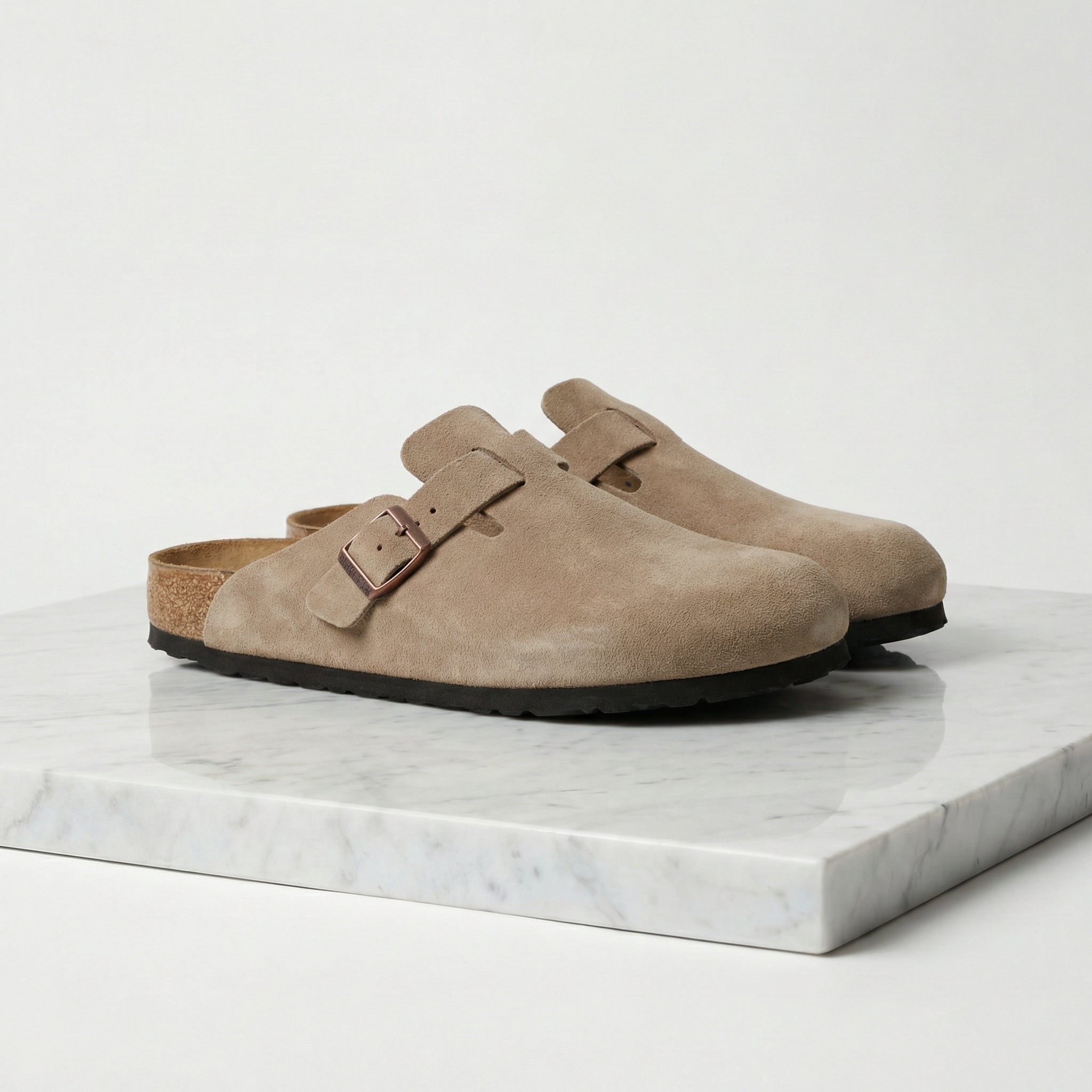 Zuecos de ante para hombre - Mocasines cómodos y elegantes