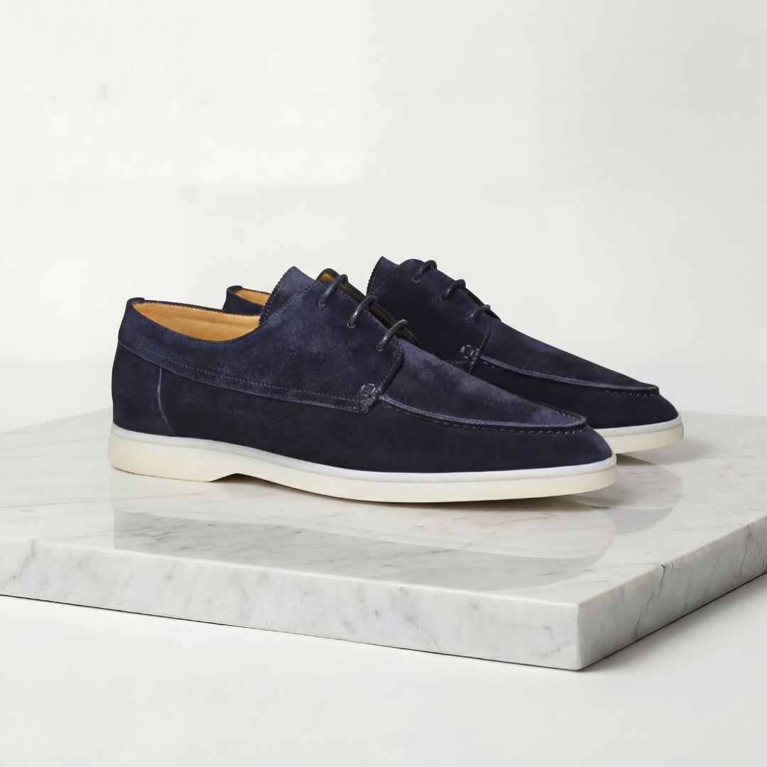 Men's Suede Shoes - Elegant Formal Footwear