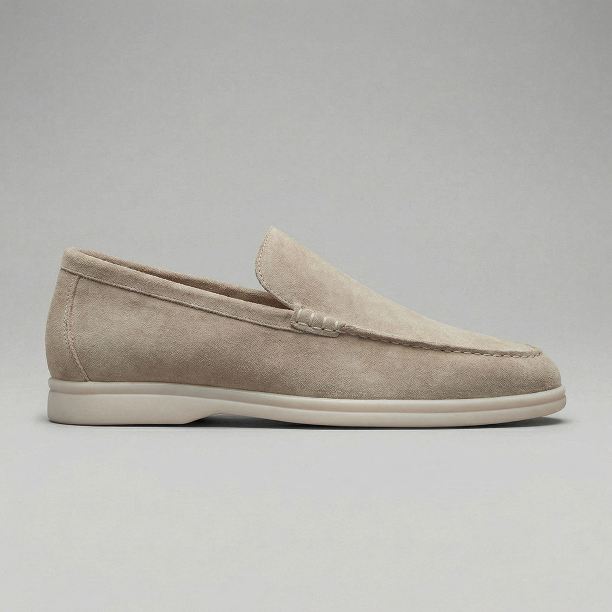 Mocasines slip-on de ante para hombre